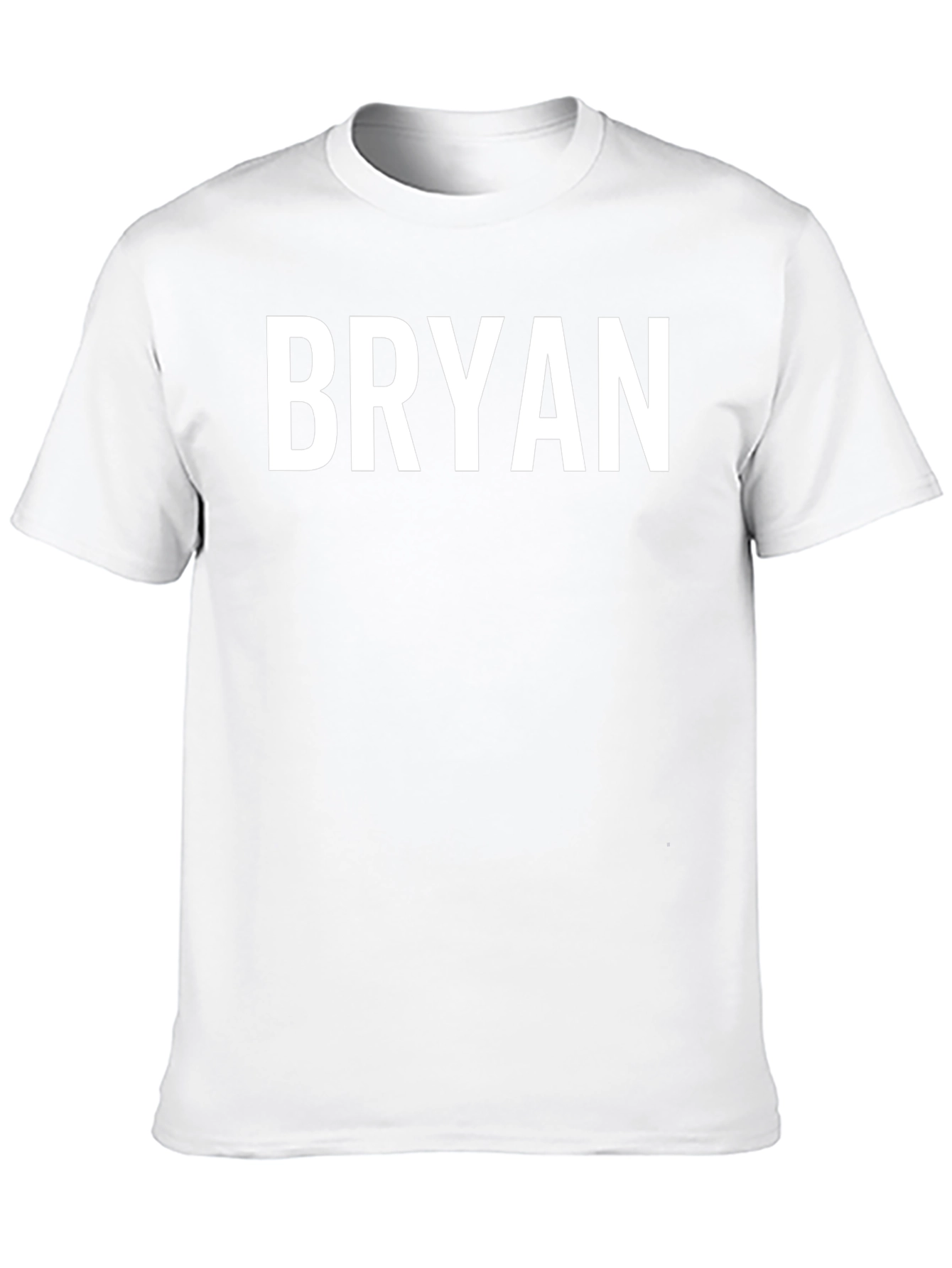 Bryan T-Shirt - Custom Name Black Tee
