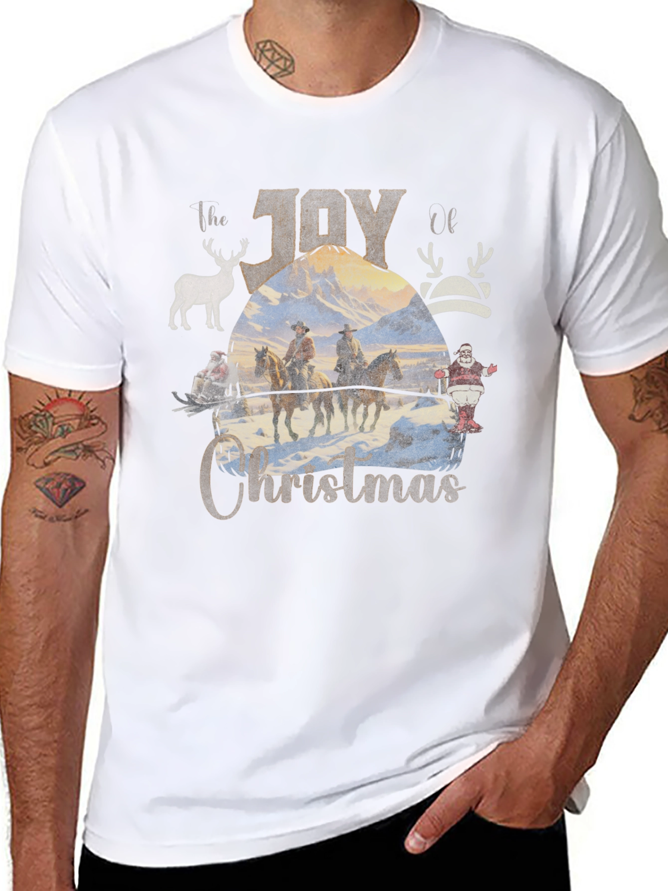 Joy of Christmas Cowboy T-Shirt