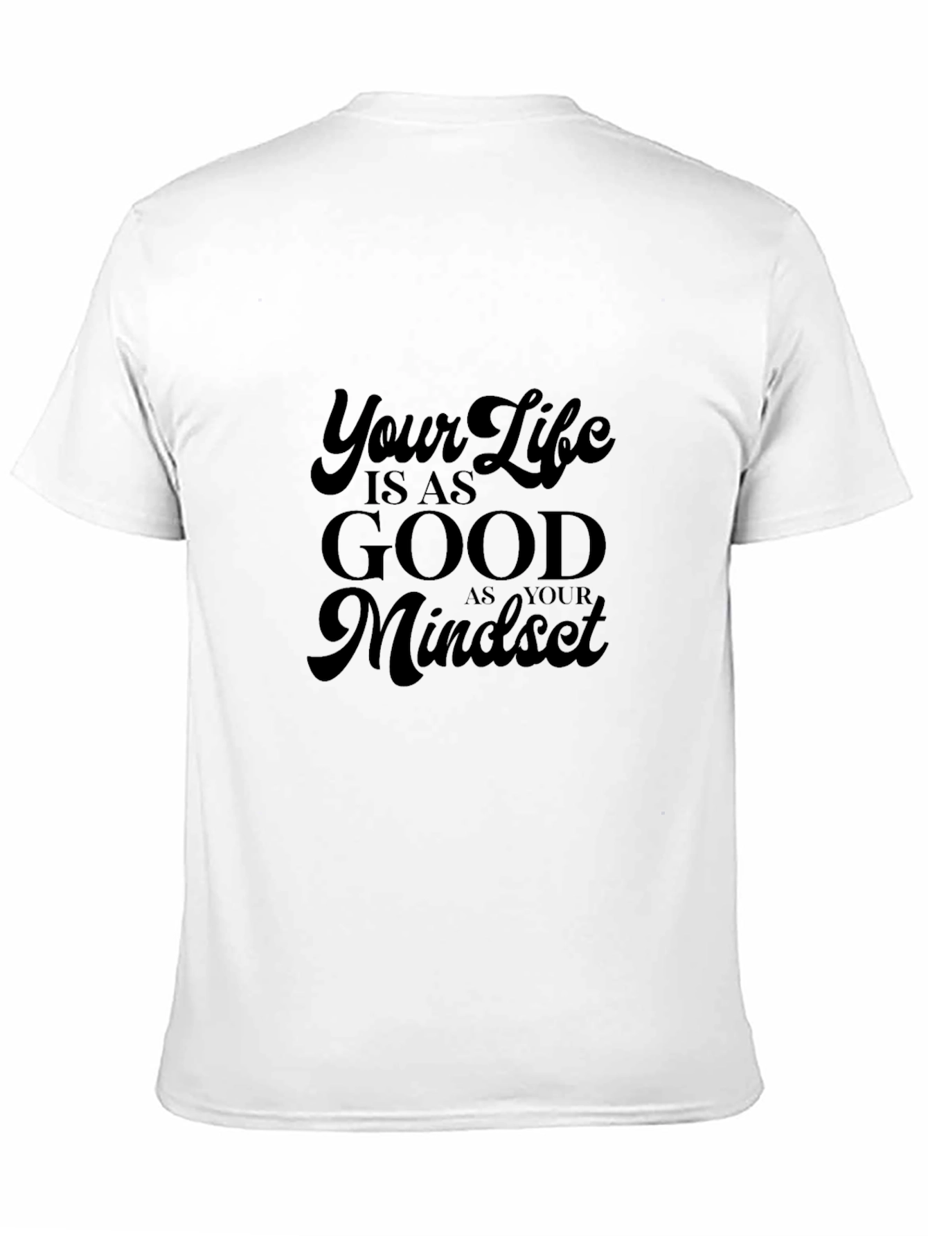 Inspirational Mindset Black T-Shirt
