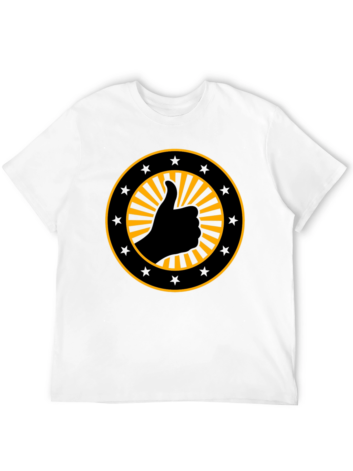 Thumbs Up Graphic Black T-Shirt
