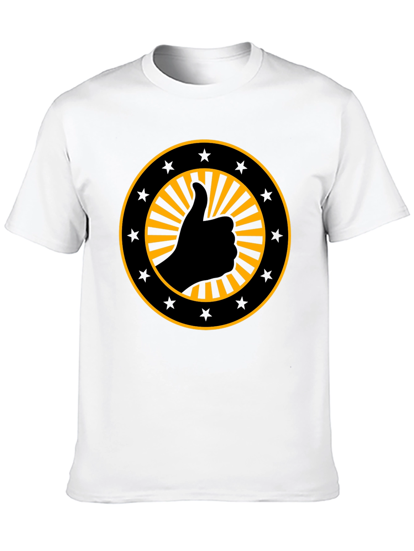 Thumbs Up Graphic Black T-Shirt
