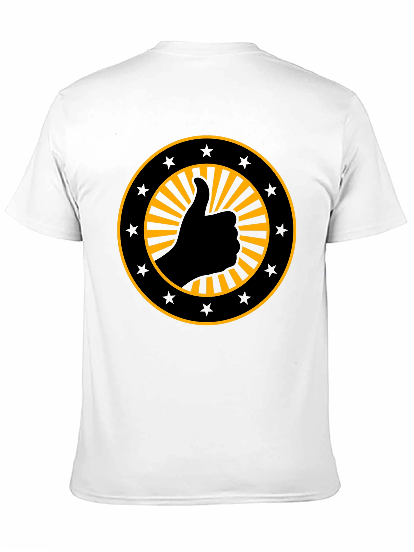 Thumbs Up Graphic Black T-Shirt