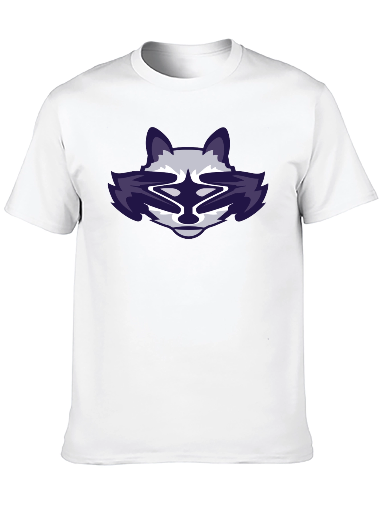Cool Raccoon Graphic Black T-Shirt