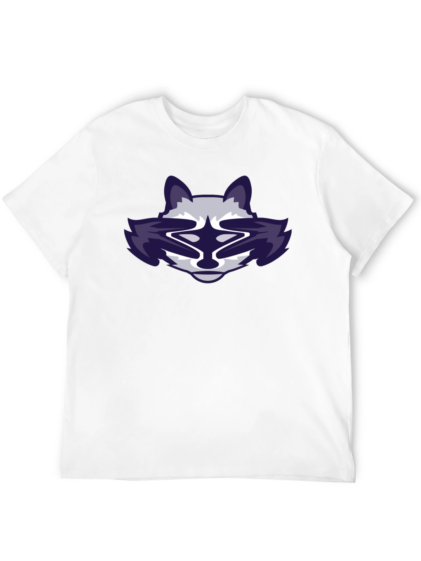 Cool Raccoon Graphic Black T-Shirt