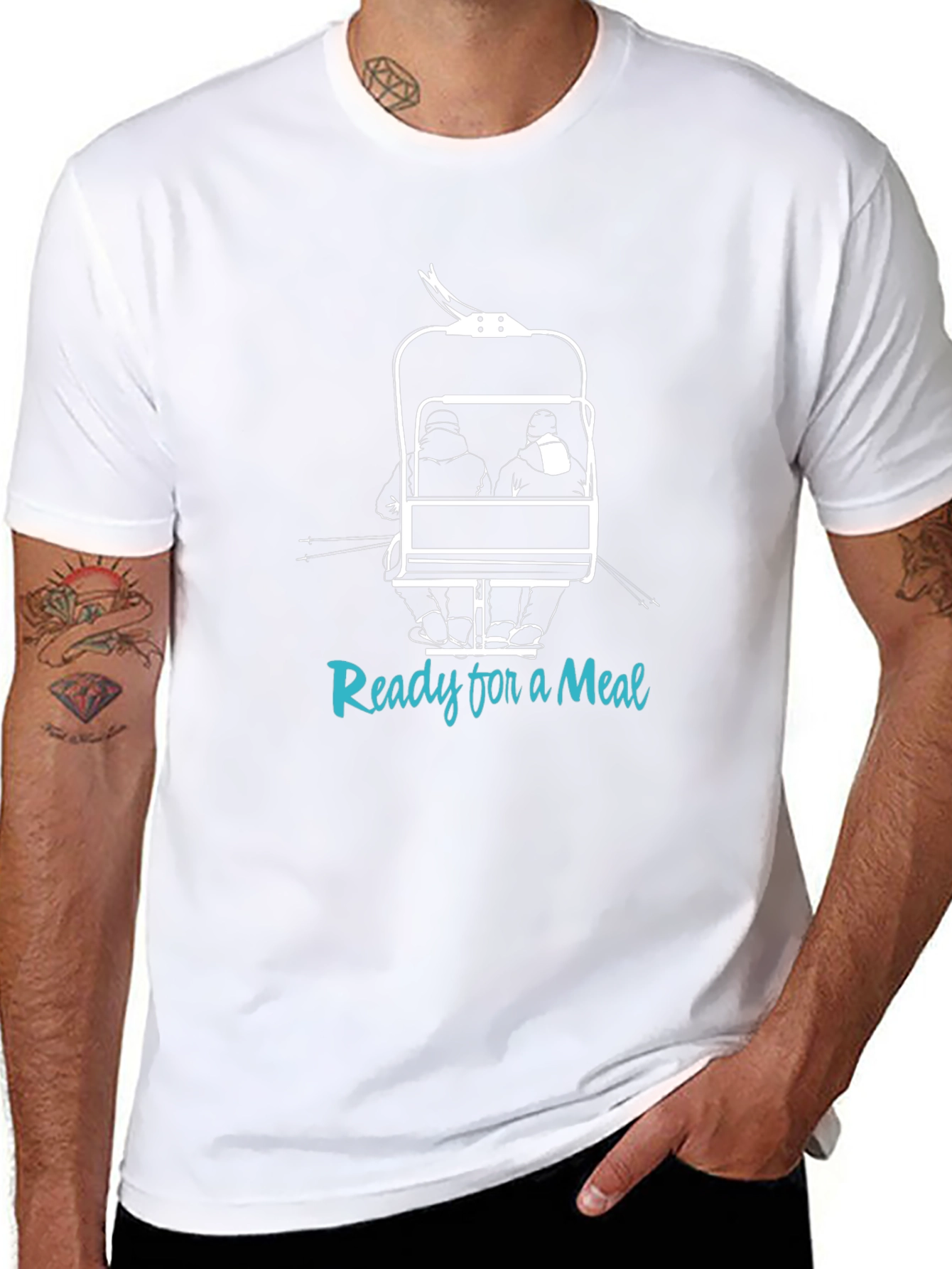 Ready for a Meal Ski Chair T-Shirt