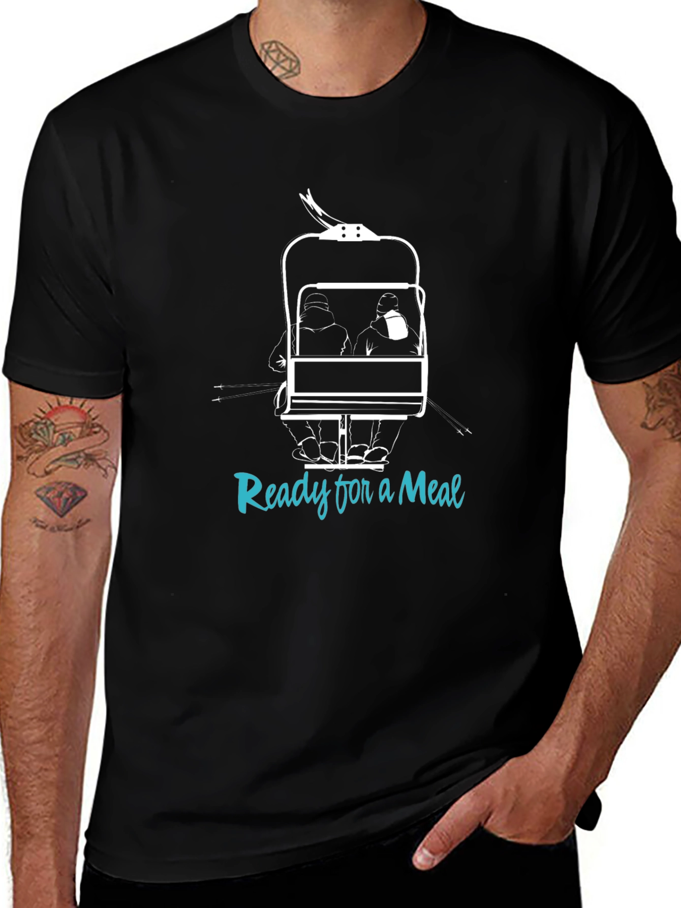 Ready for a Meal Ski Chair T-Shirt