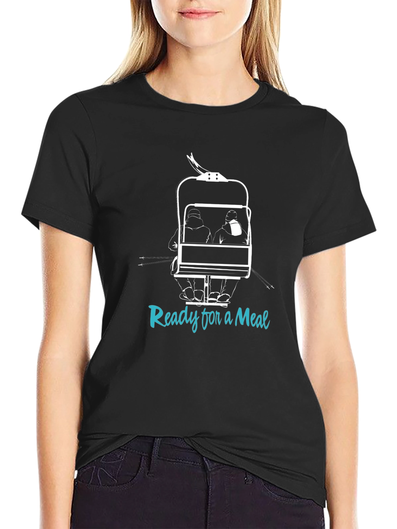 Ready for a Meal Ski Chair T-Shirt