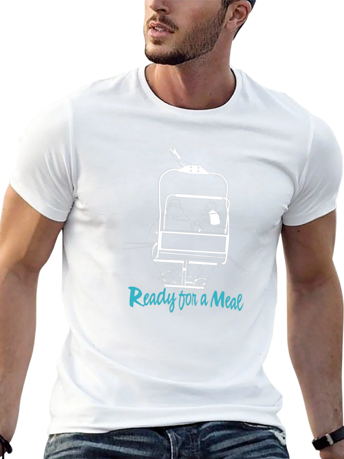 Ready for a Meal Ski Chair T-Shirt