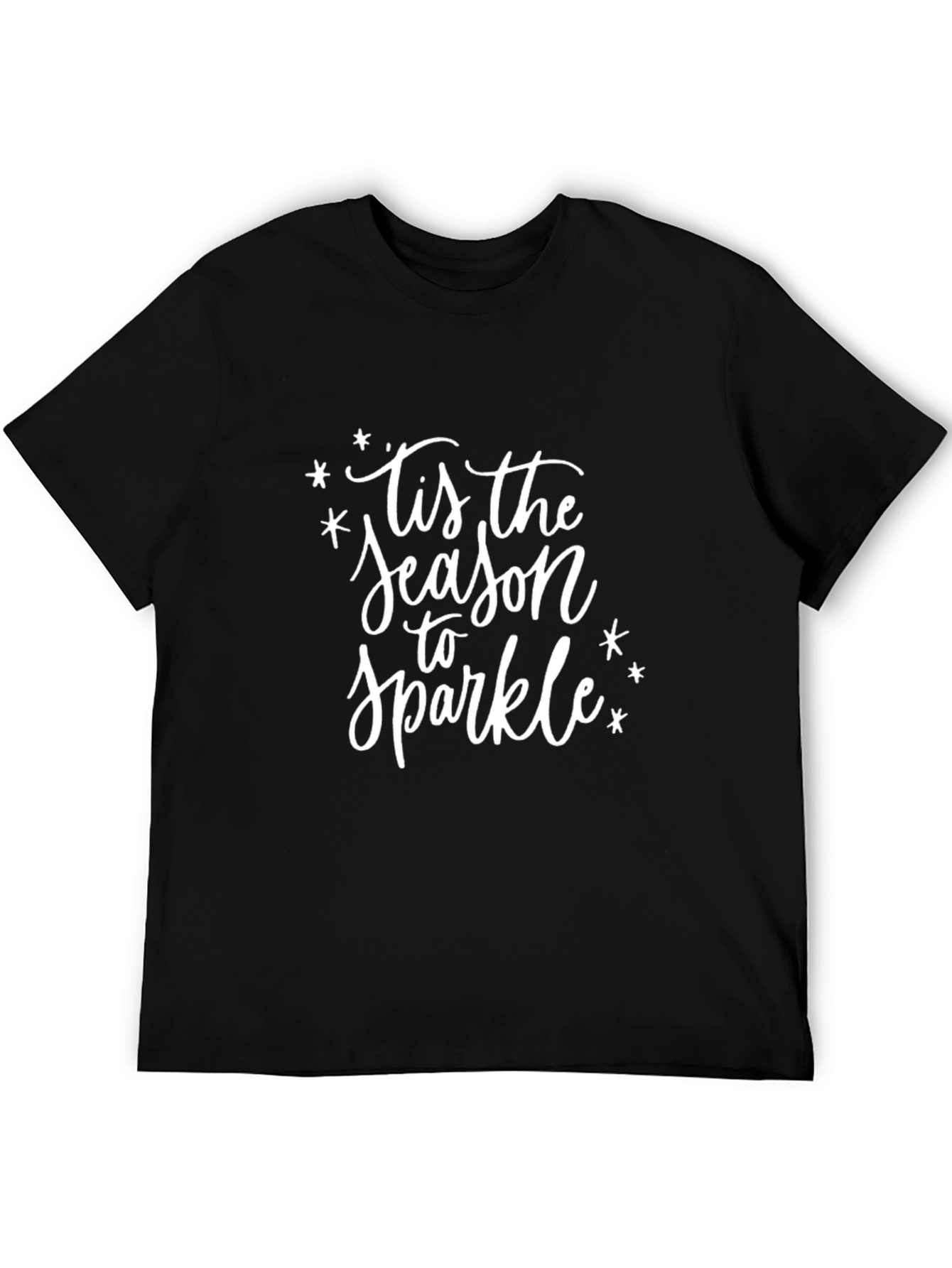 Tis the Season to Sparkle Black T-Shirt