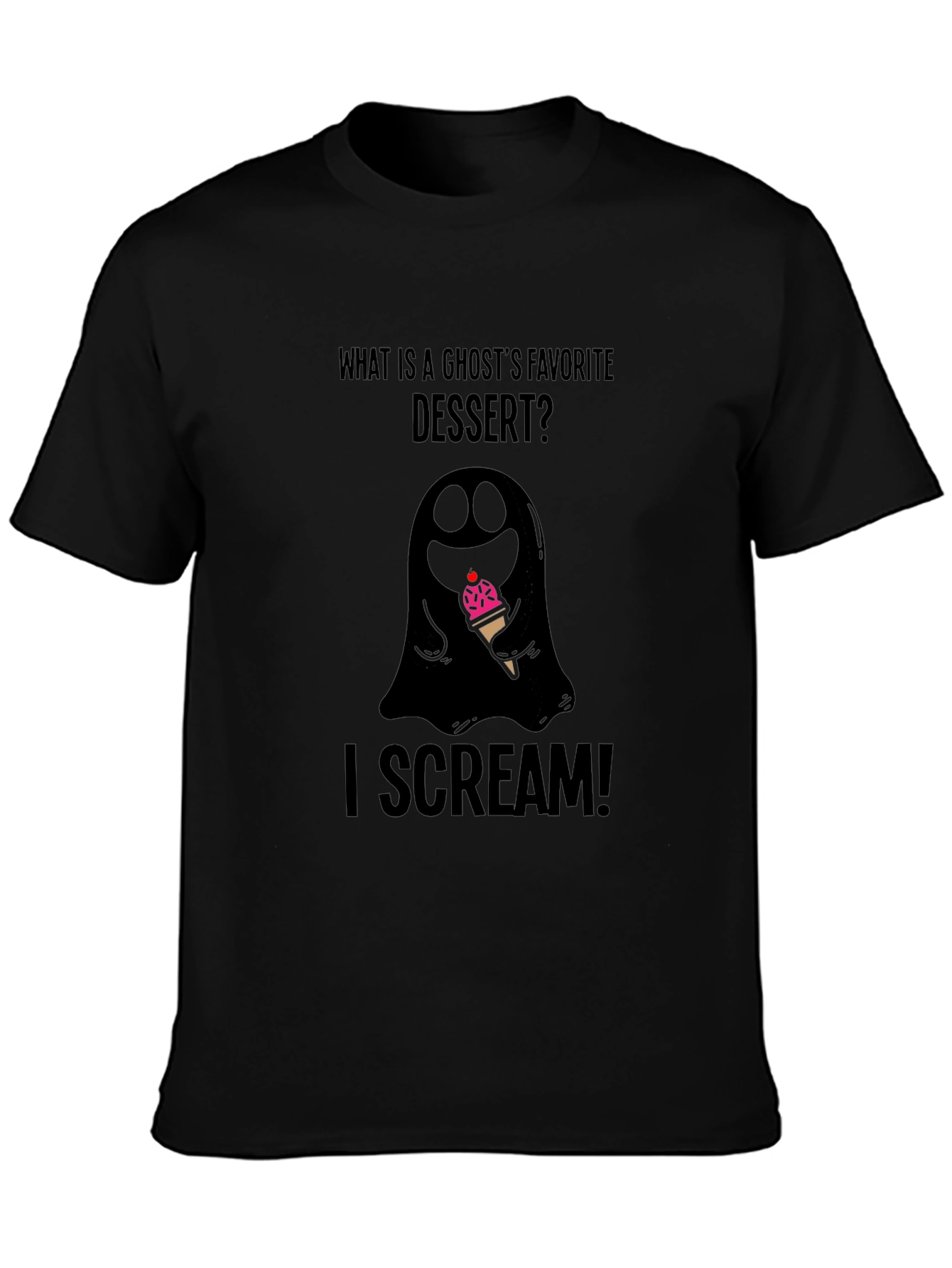 Ghost I Scream Halloween T-Shirt