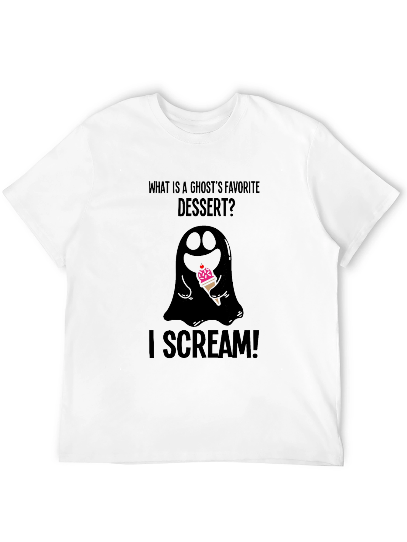 Ghost I Scream Halloween T-Shirt