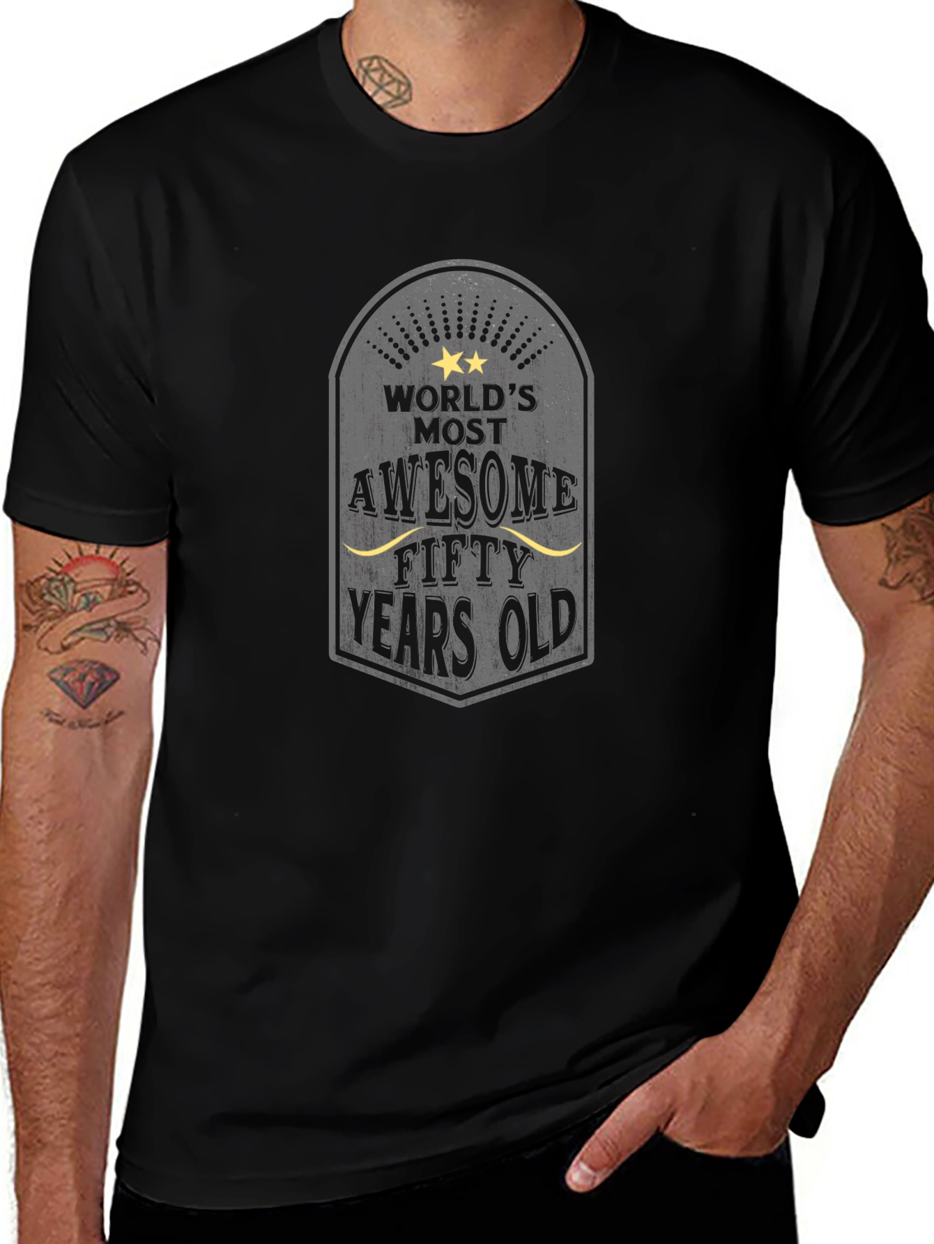 Worlds Most Awesome Fifty Years Old T-Shirt