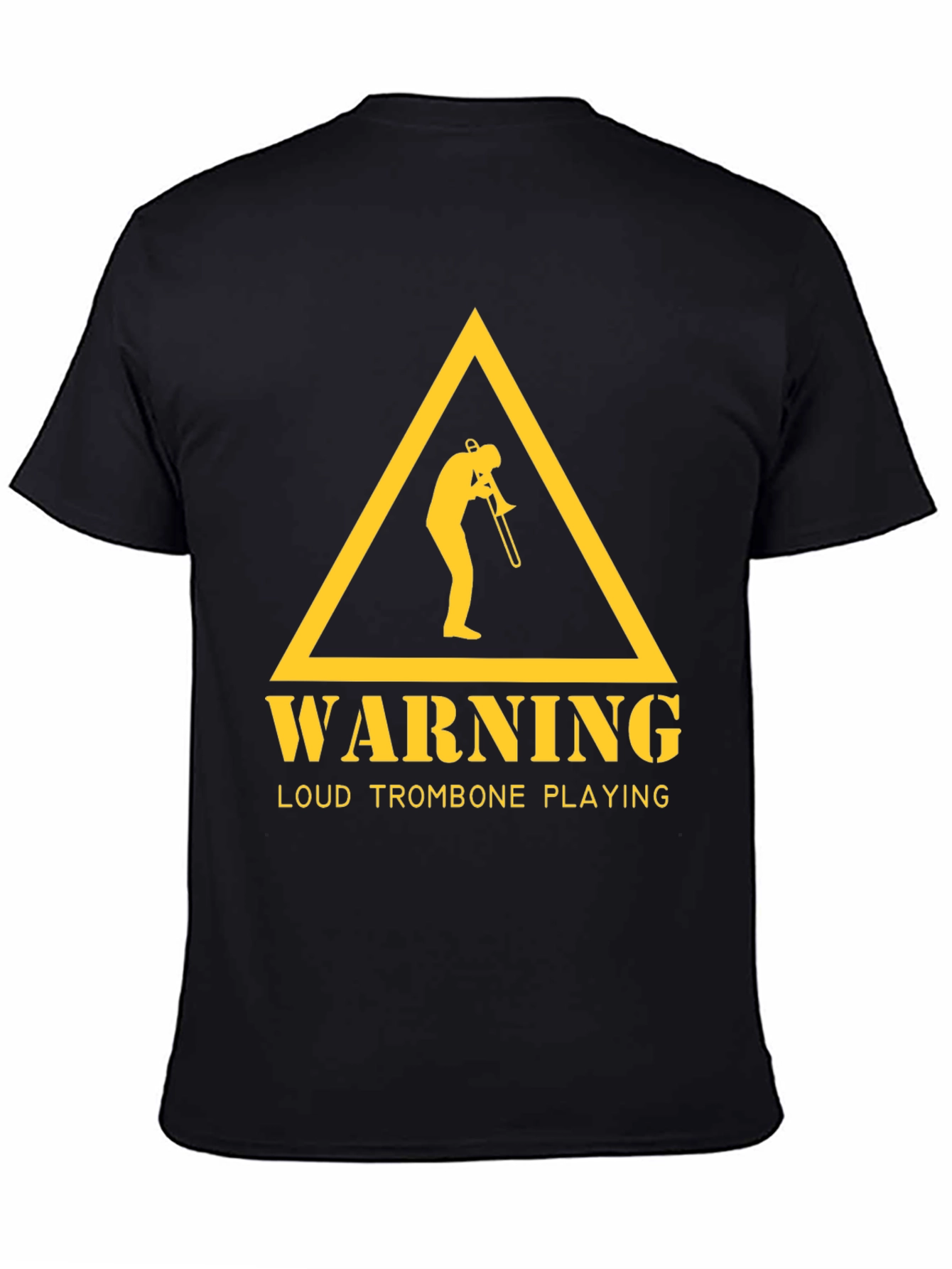 Warning Loud Trombone Playing Graphic Tee