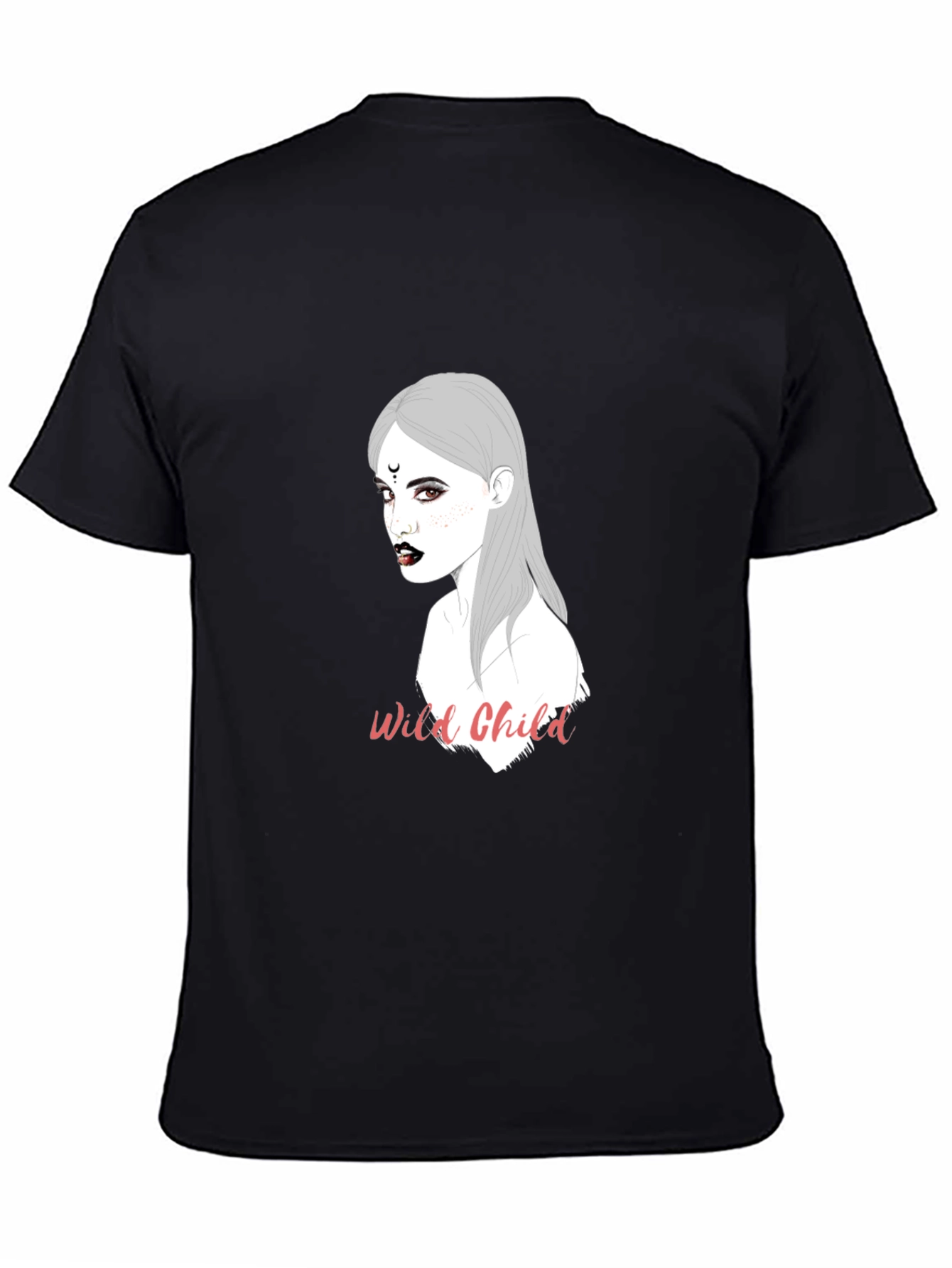 Wild Child Graphic Black T-Shirt