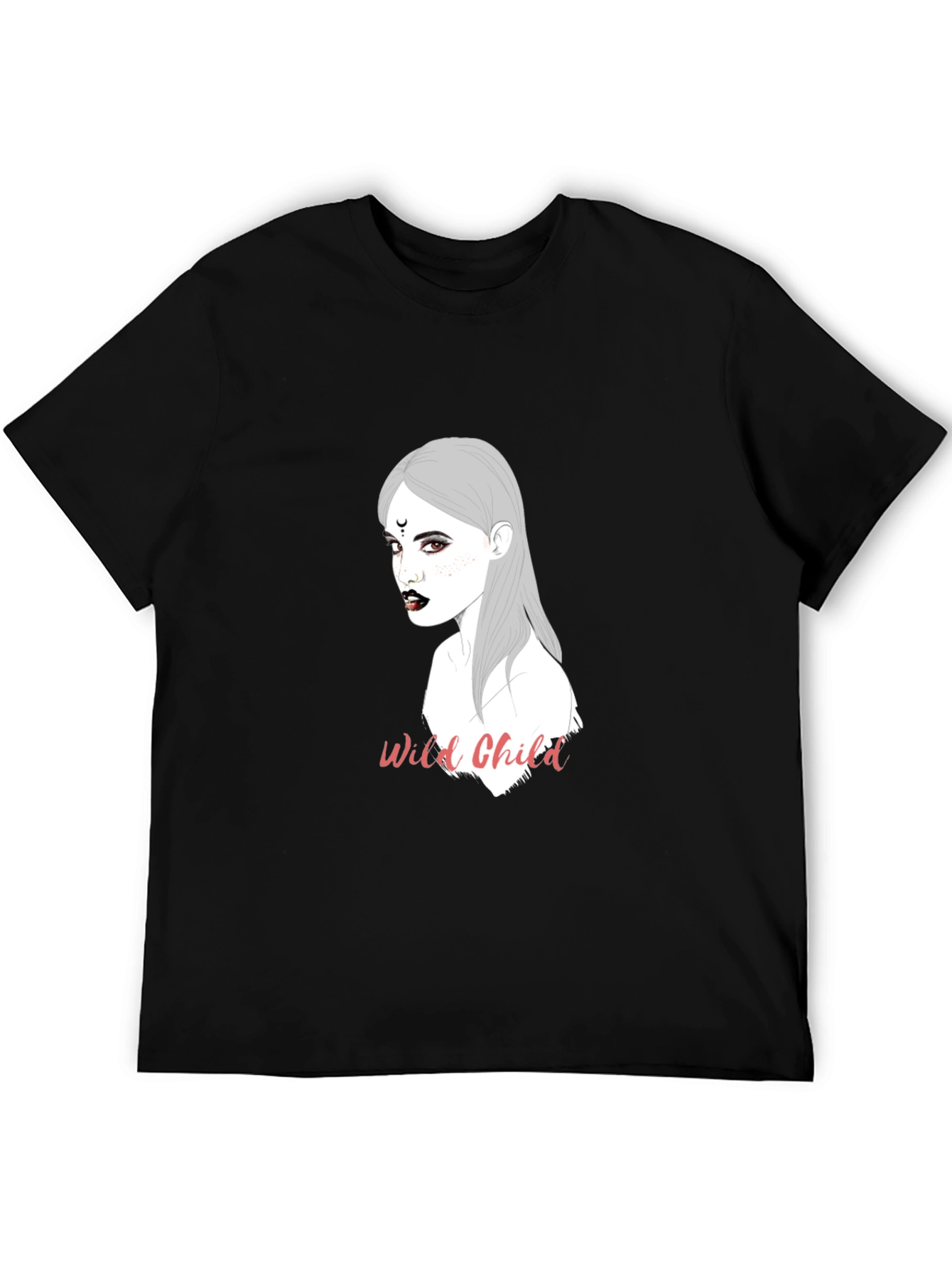 Wild Child Graphic Black T-Shirt