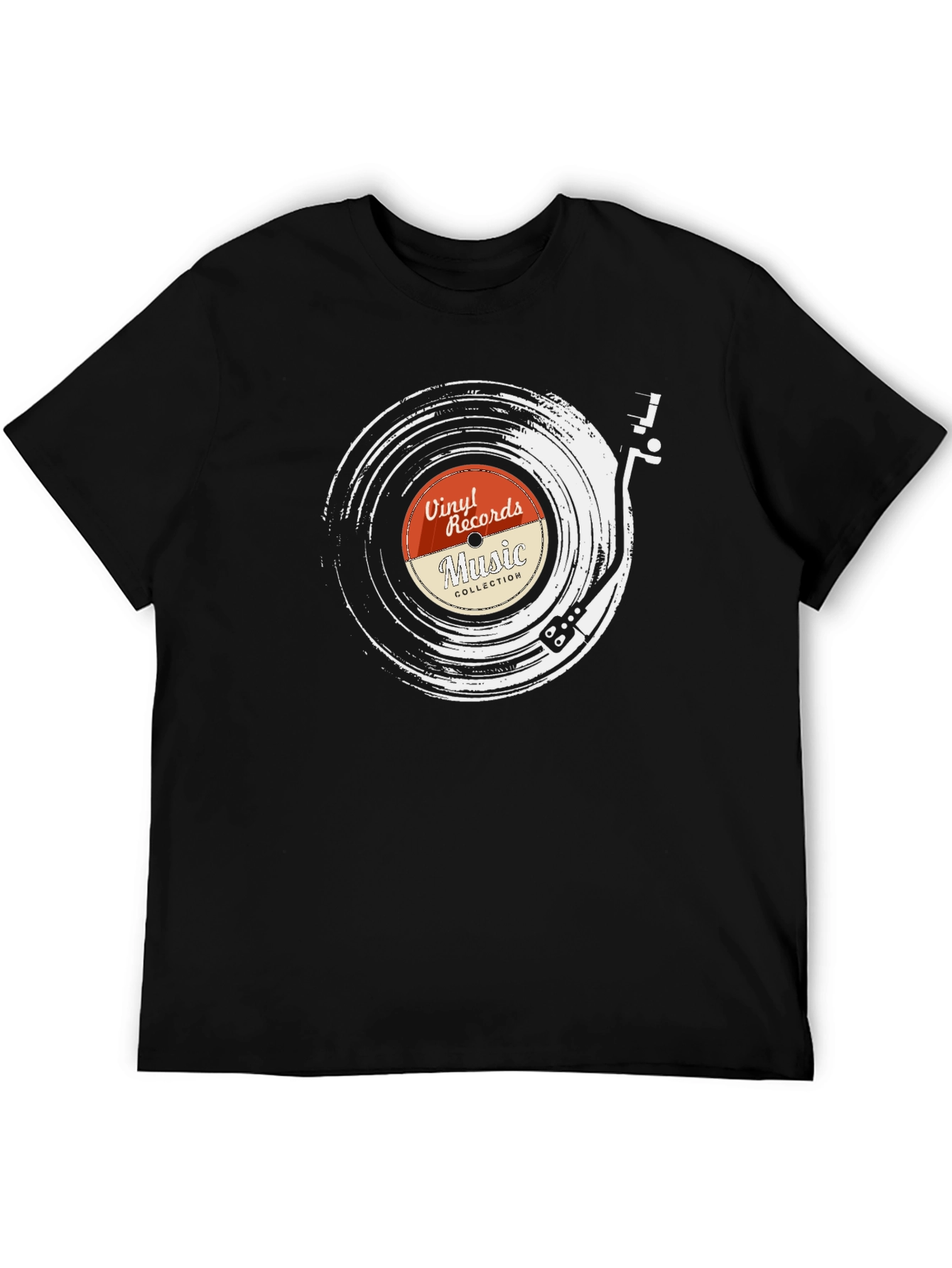 Vinyl Record Music Collection Graphic Tee
