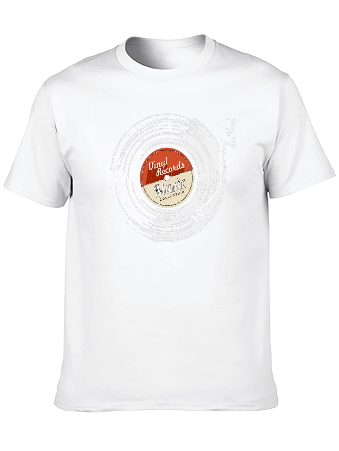 Vinyl Record Music Collection Graphic Tee