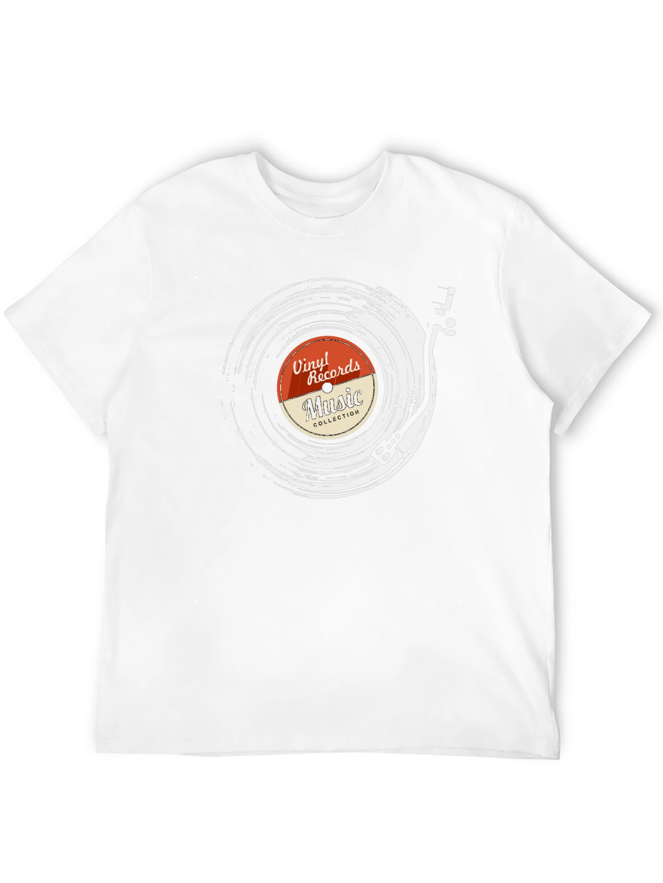 Vinyl Record Music Collection Graphic Tee