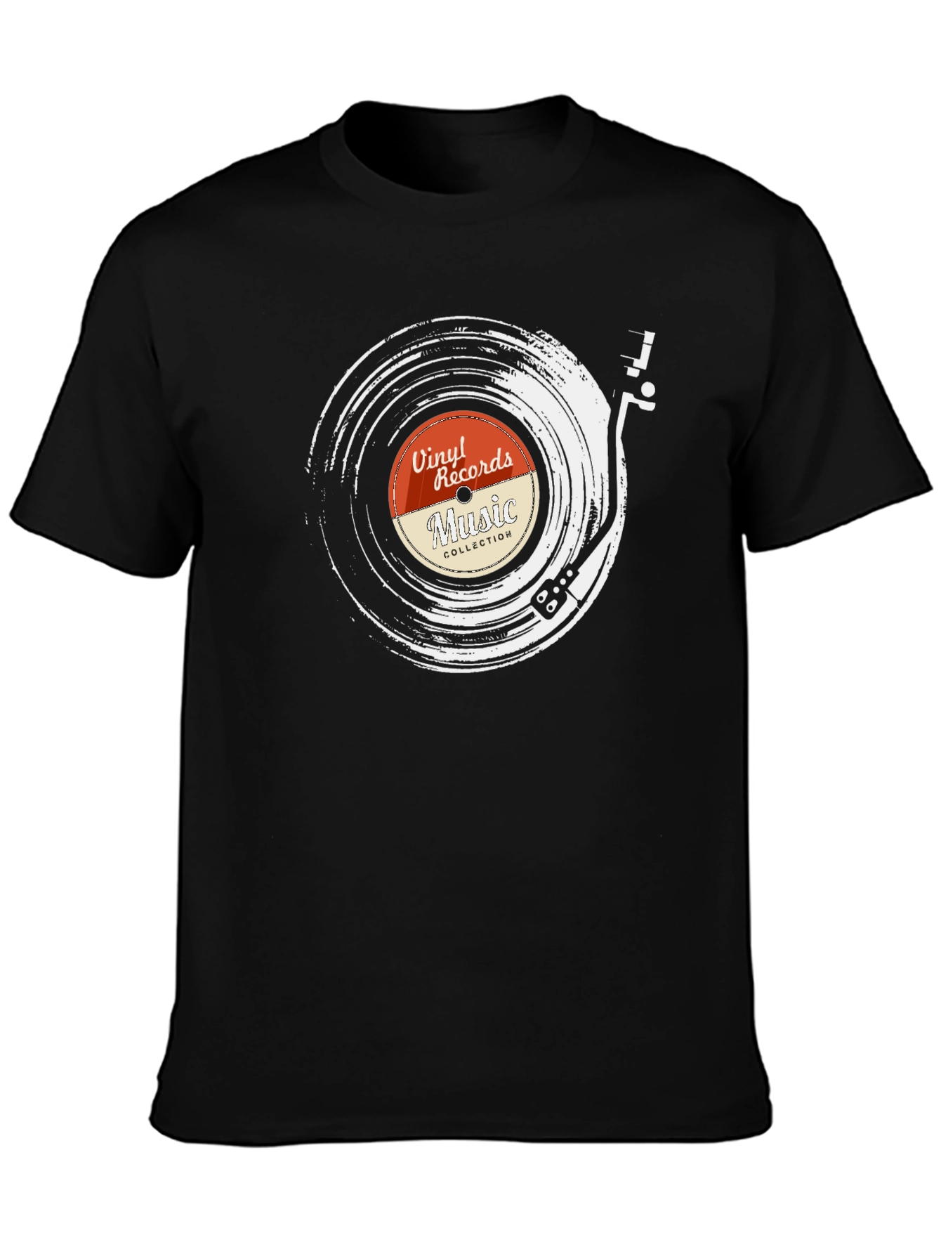 Vinyl Record Music Collection Graphic Tee