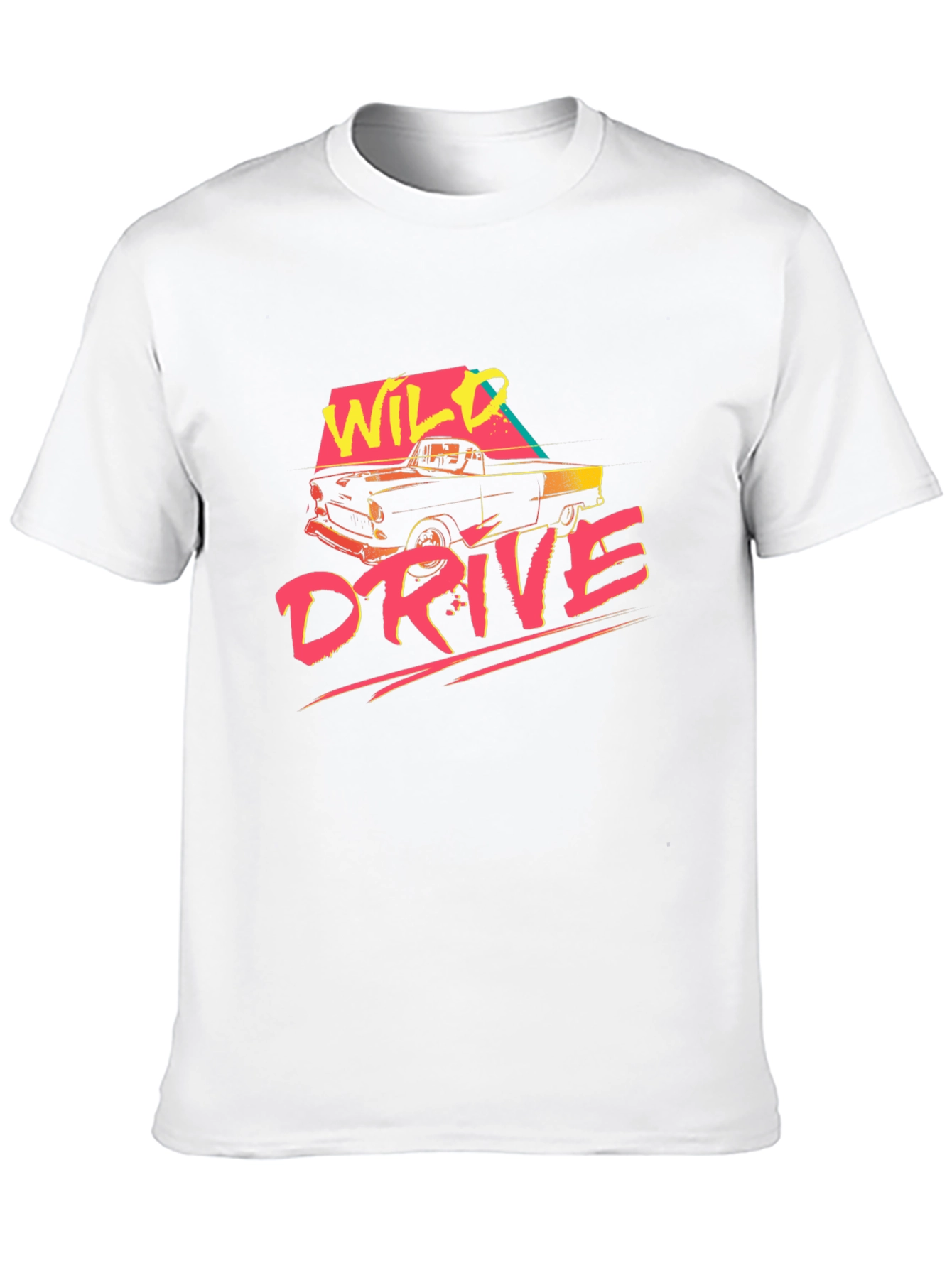 Wild Drive Retro Graphic T-Shirt