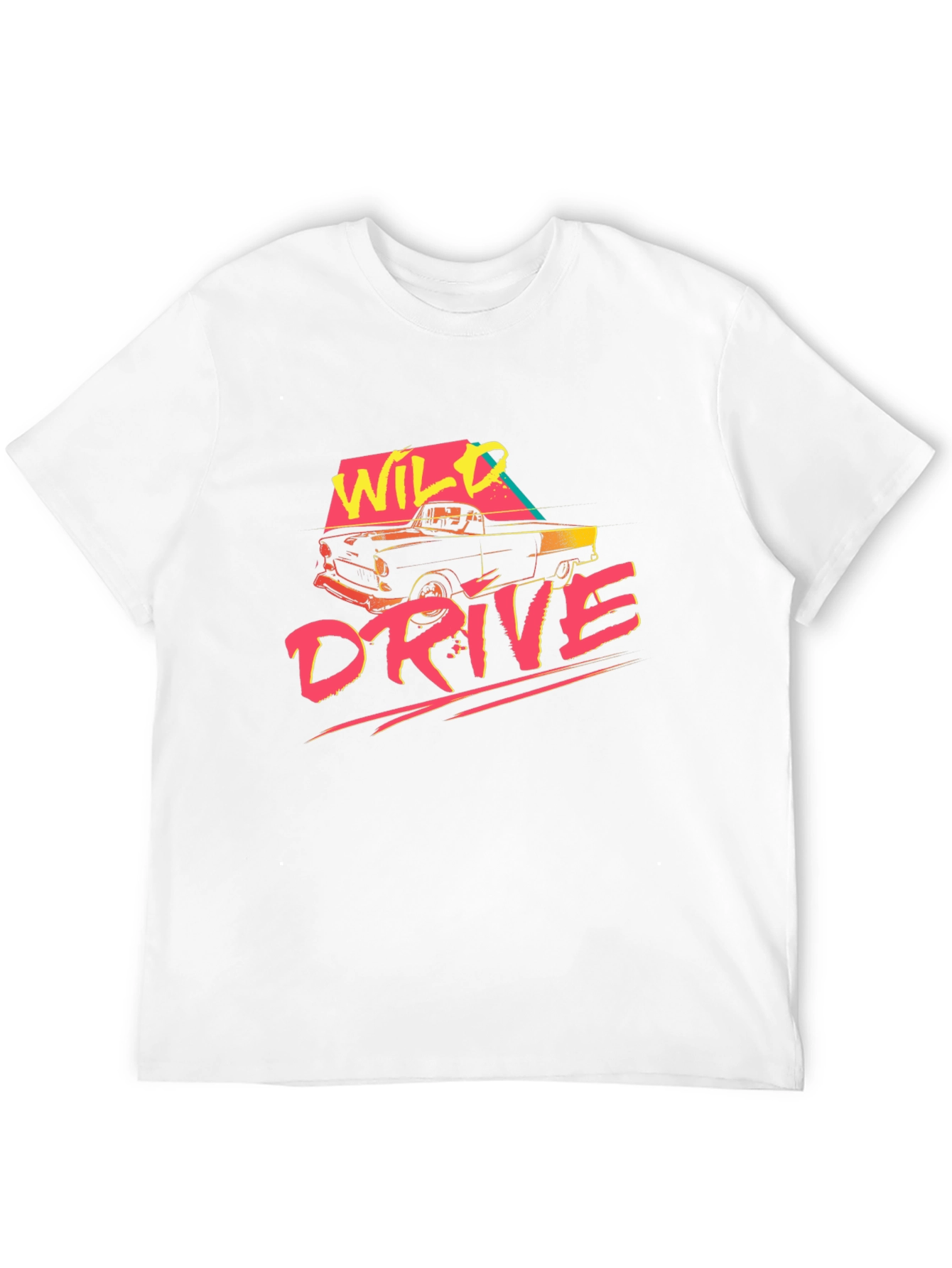Wild Drive Retro Graphic T-Shirt