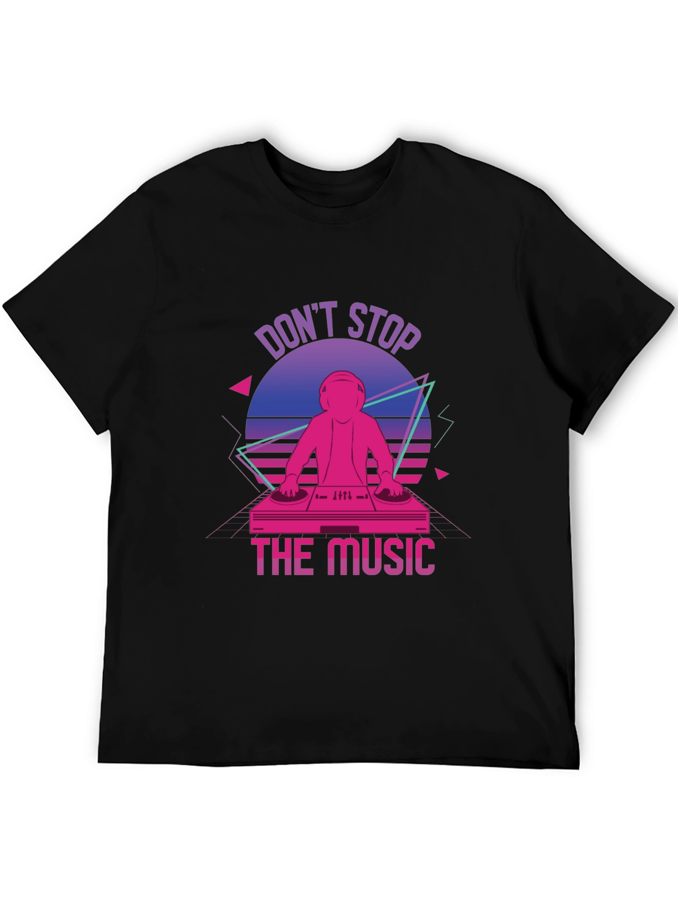 Retro DJ T-Shirt - Dont Stop The Music!
