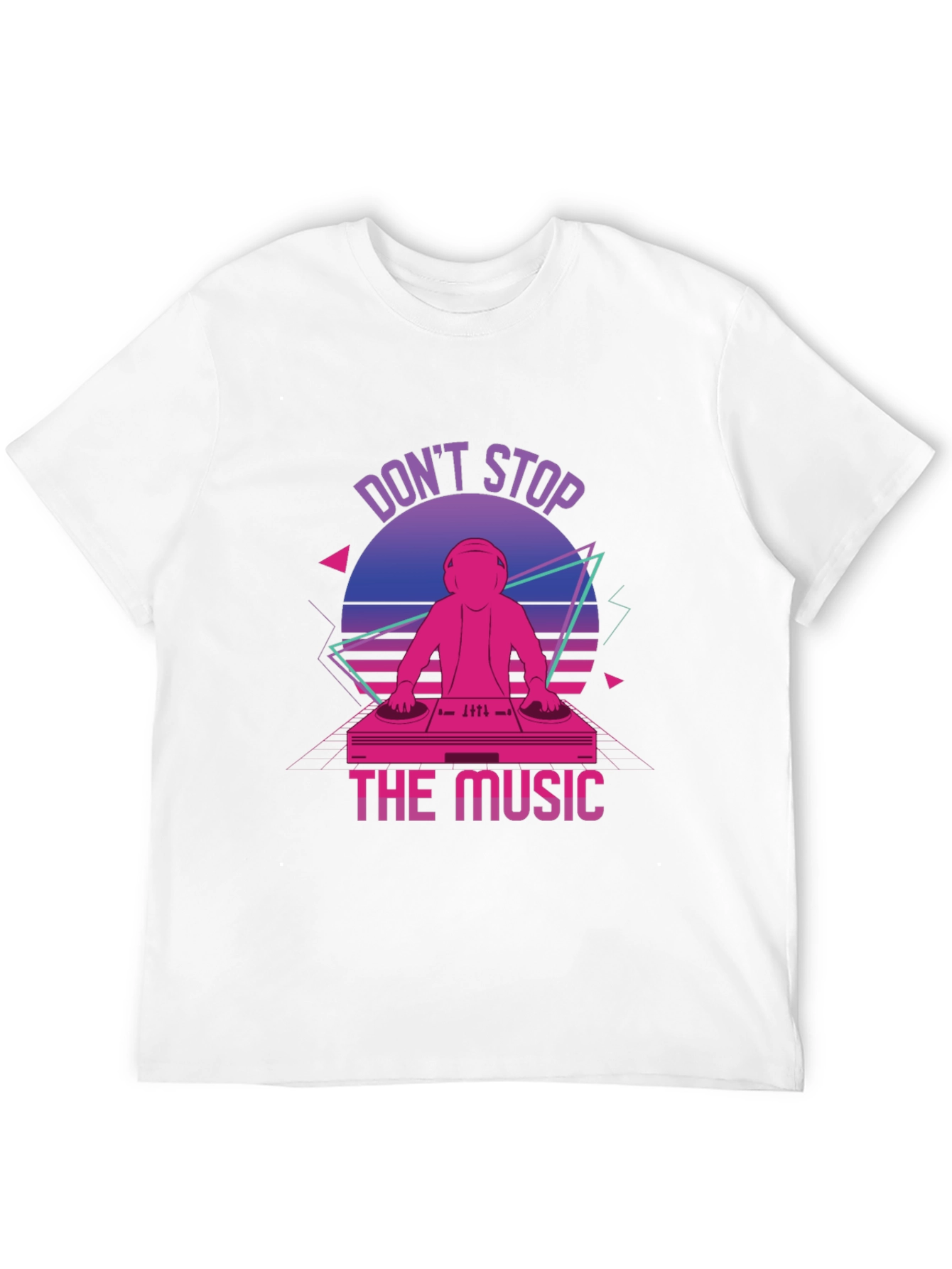 Retro DJ T-Shirt - Dont Stop The Music!