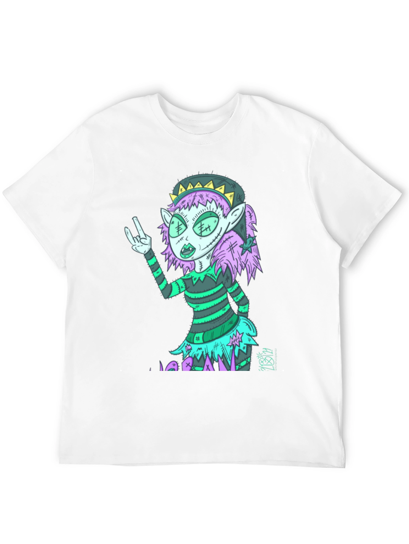 Zombie Elf Graphic T-Shirt