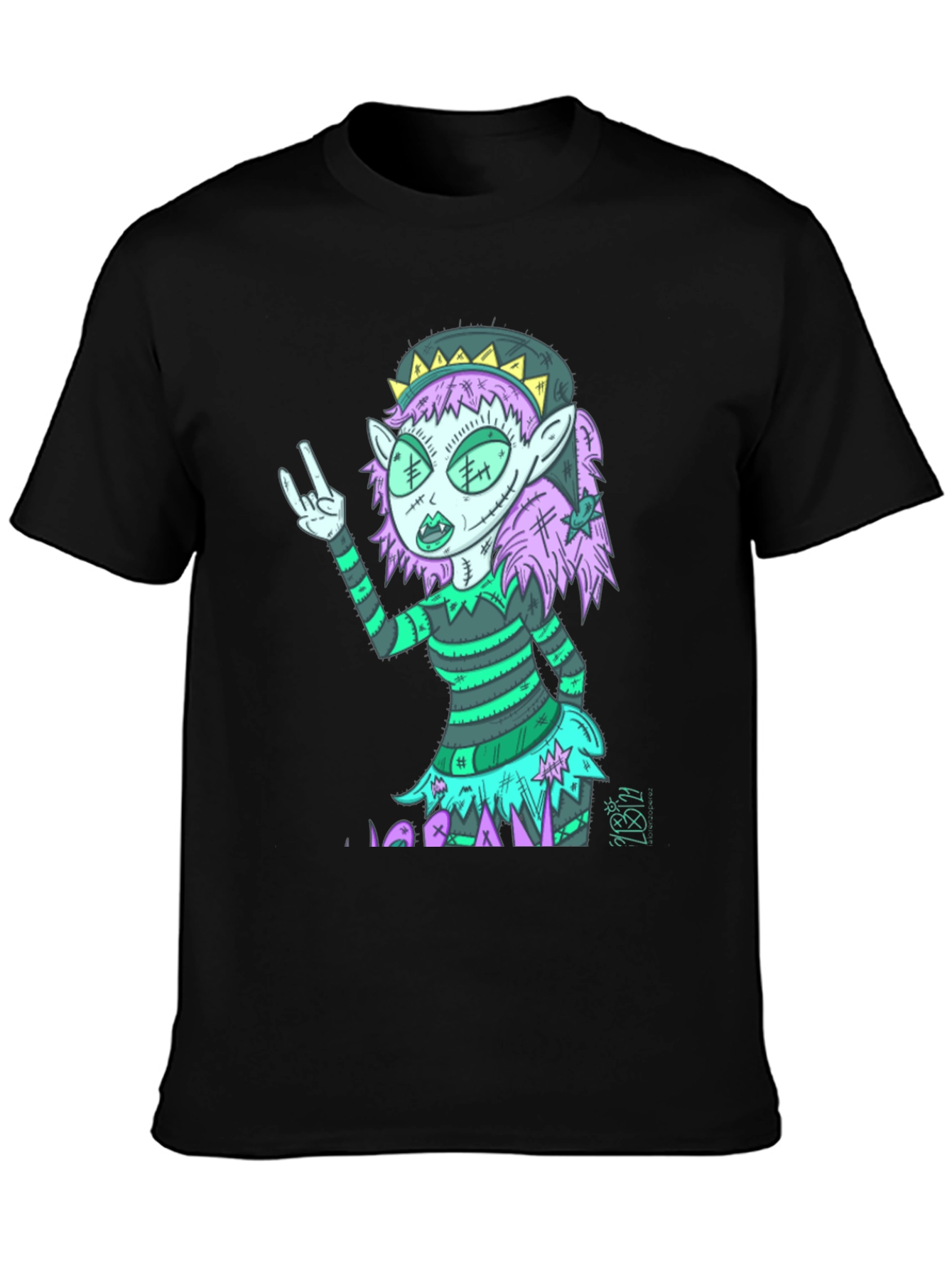Zombie Elf Graphic T-Shirt