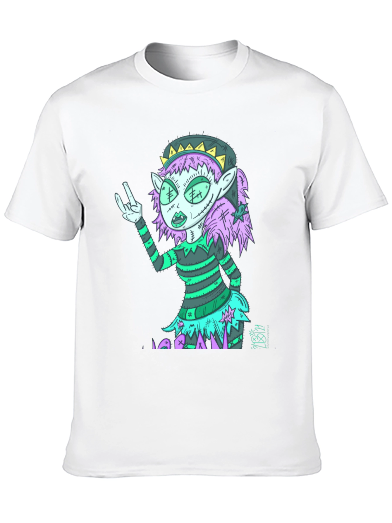 Zombie Elf Graphic T-Shirt