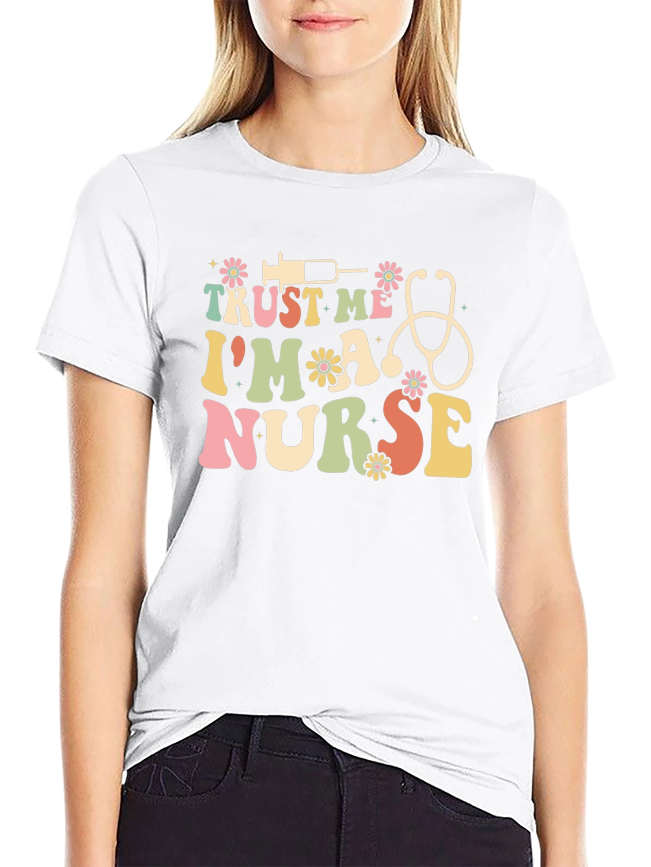 Trust Me Im A Nurse Retro T-Shirt