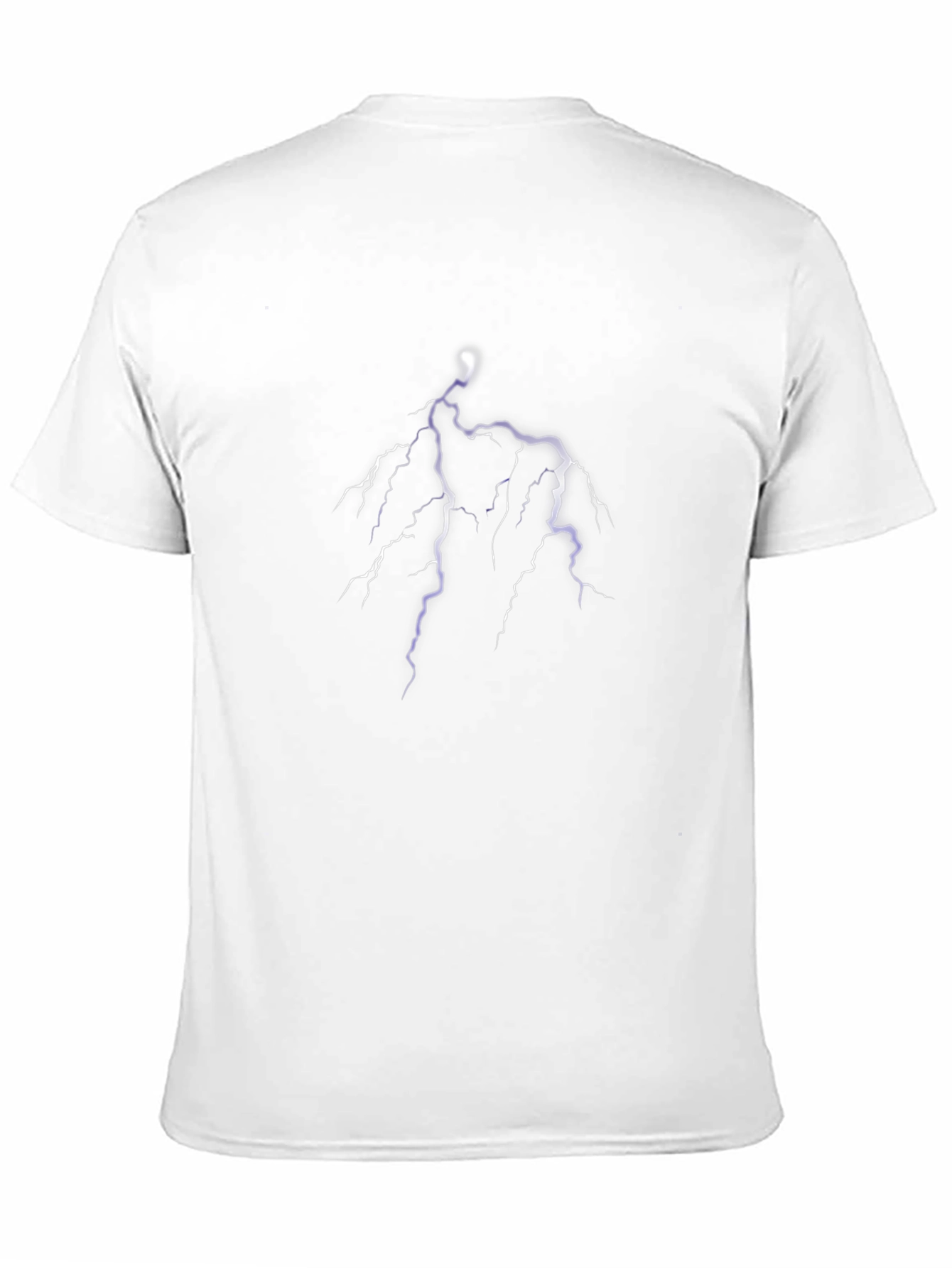 Black Lightning Bolt Graphic Tee