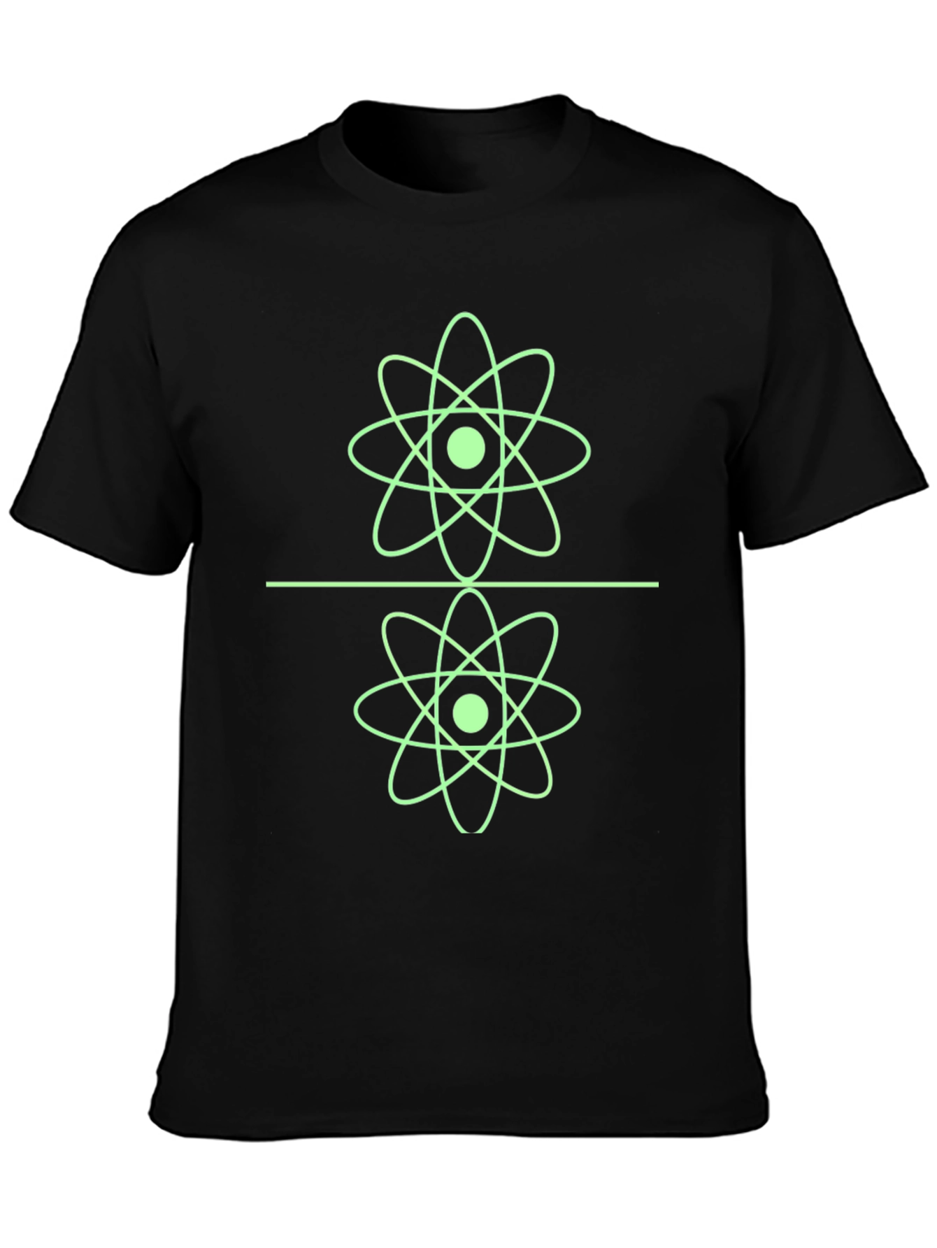 Cool Atom Graphic Tee - Black