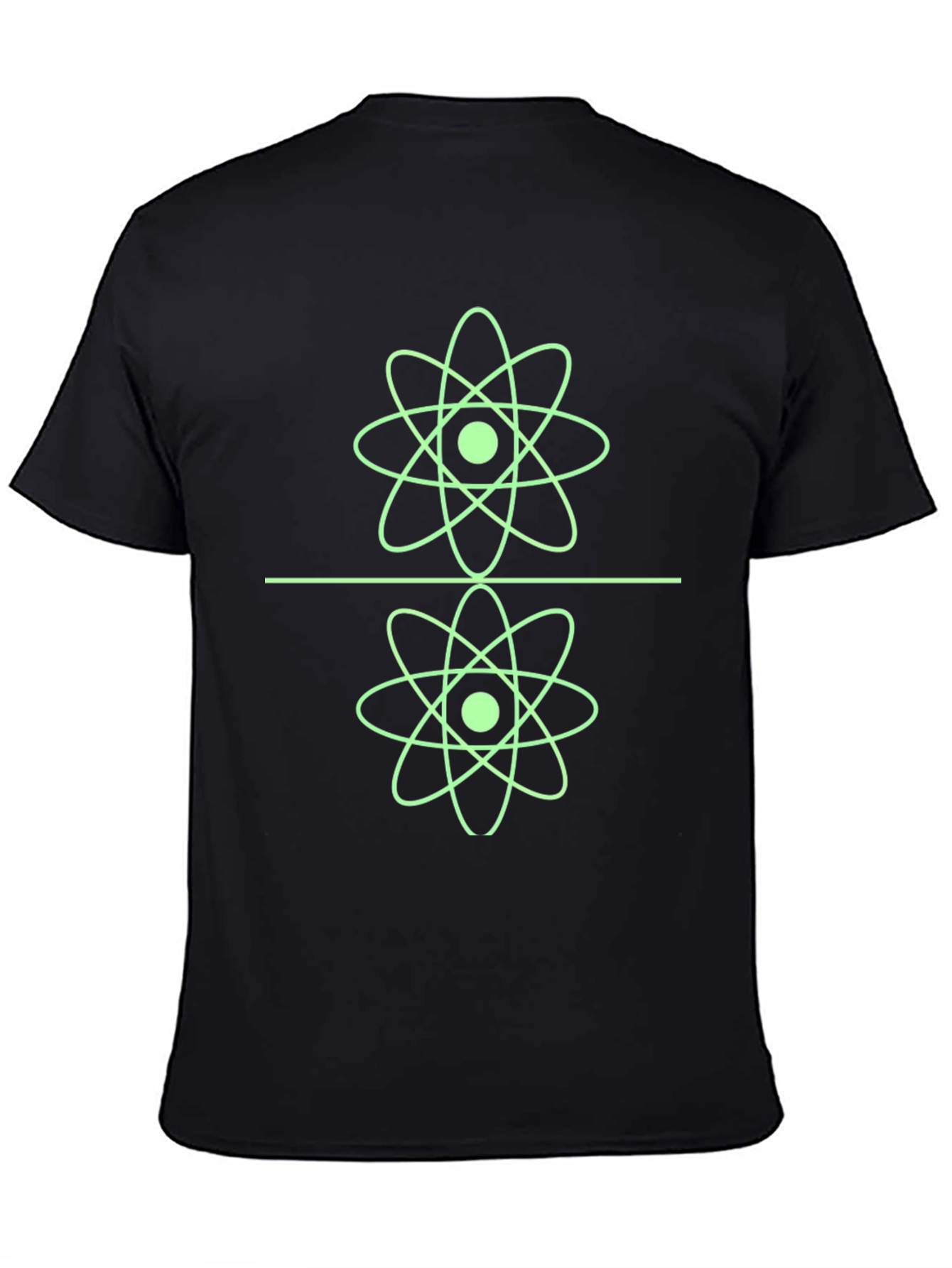 Cool Atom Graphic Tee - Black