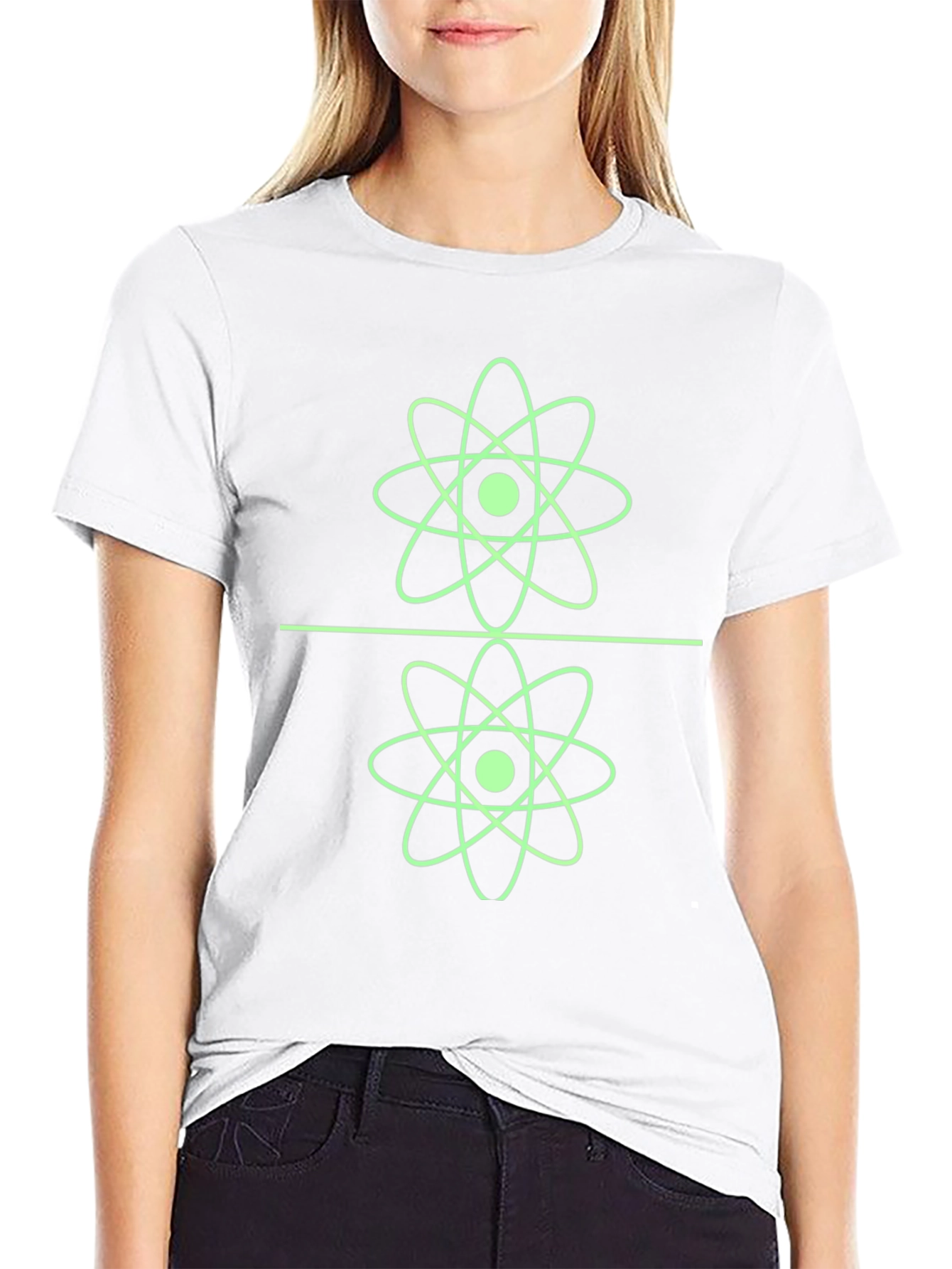 Cool Atom Graphic Tee - Black