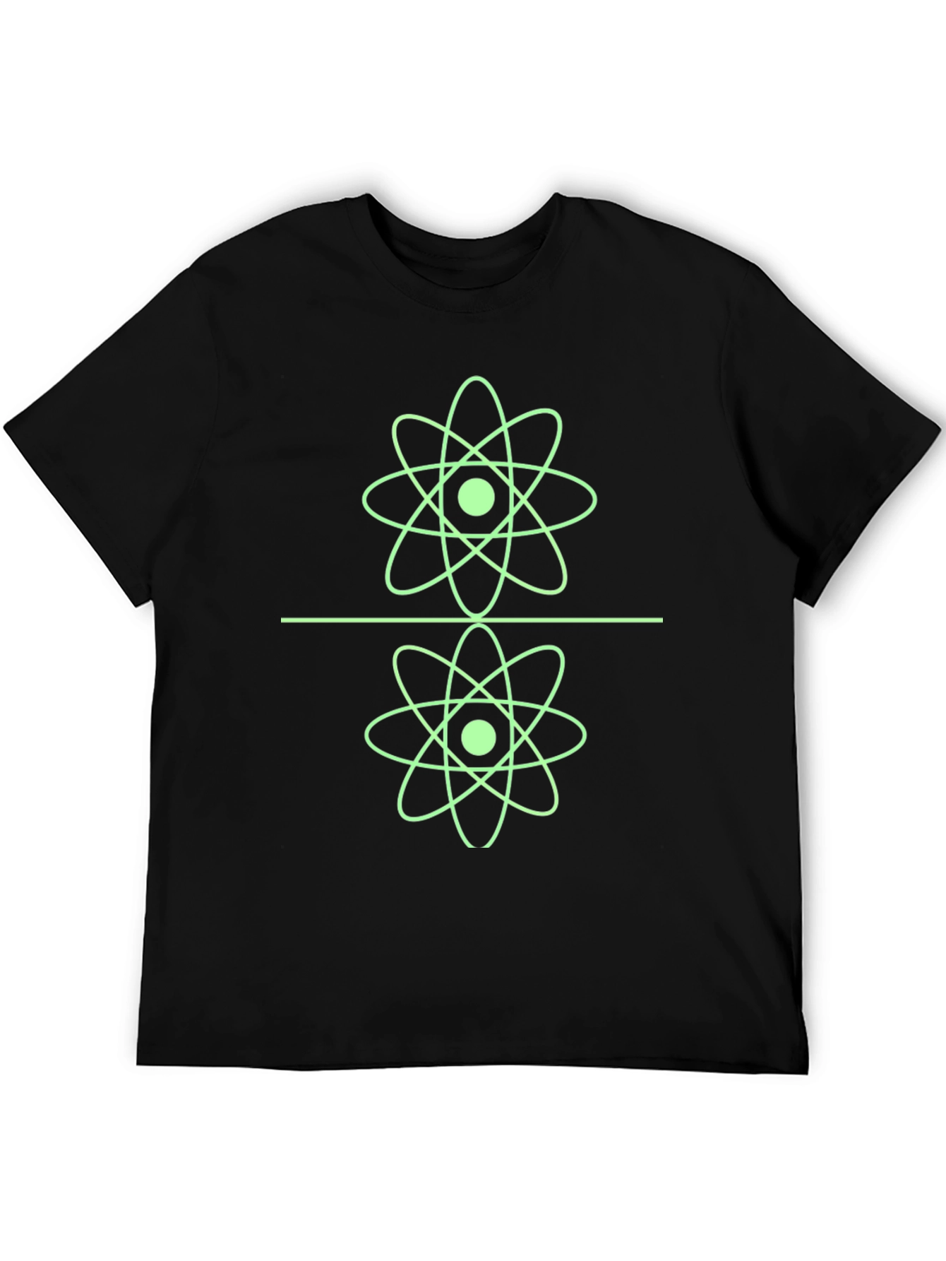 Cool Atom Graphic Tee - Black