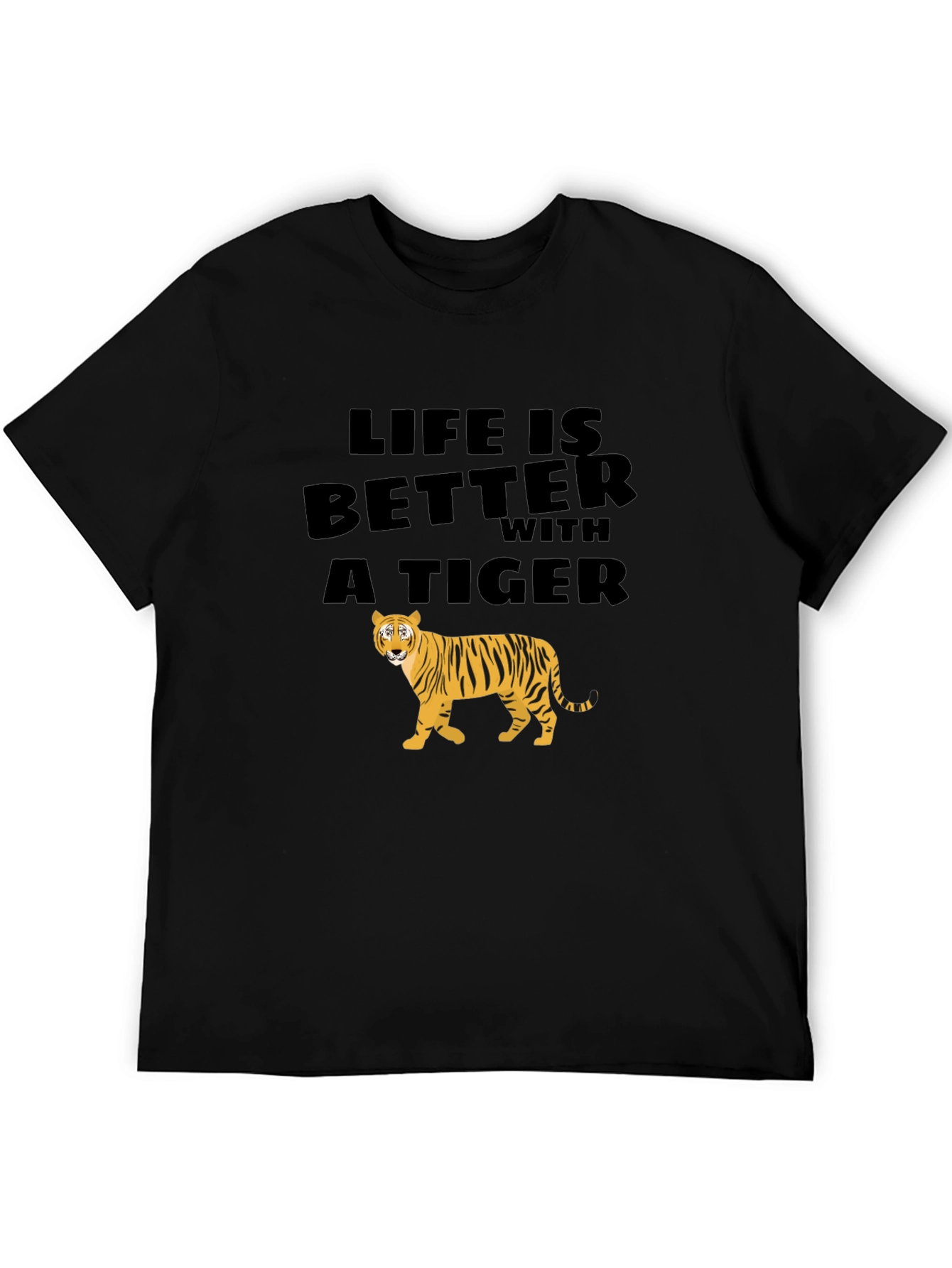 Life is Better with a Tiger Graphic Tee