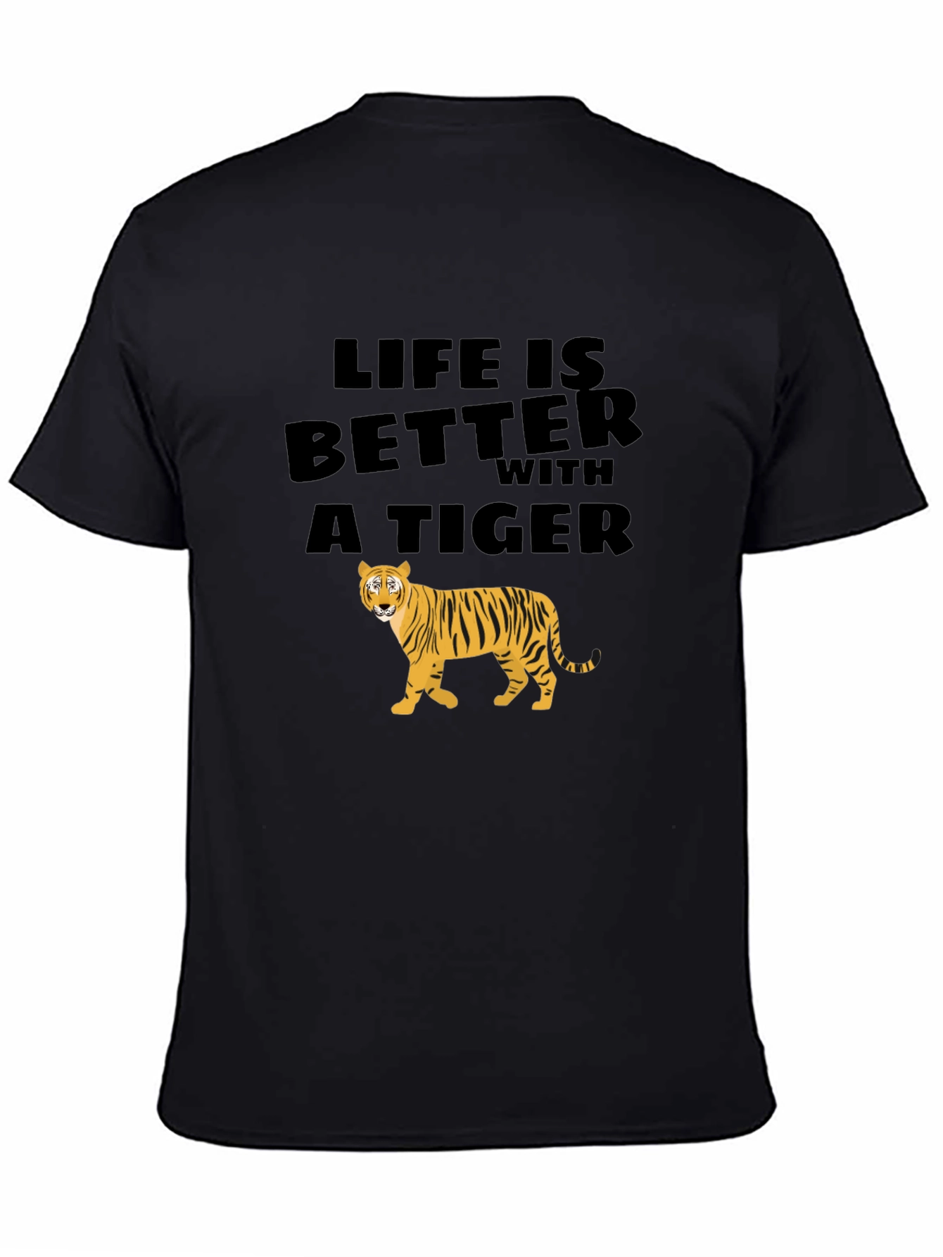 Life is Better with a Tiger Graphic Tee
