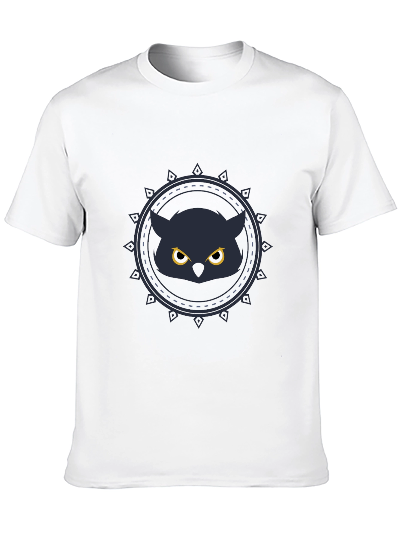 Owl Graphic Black T-Shirt