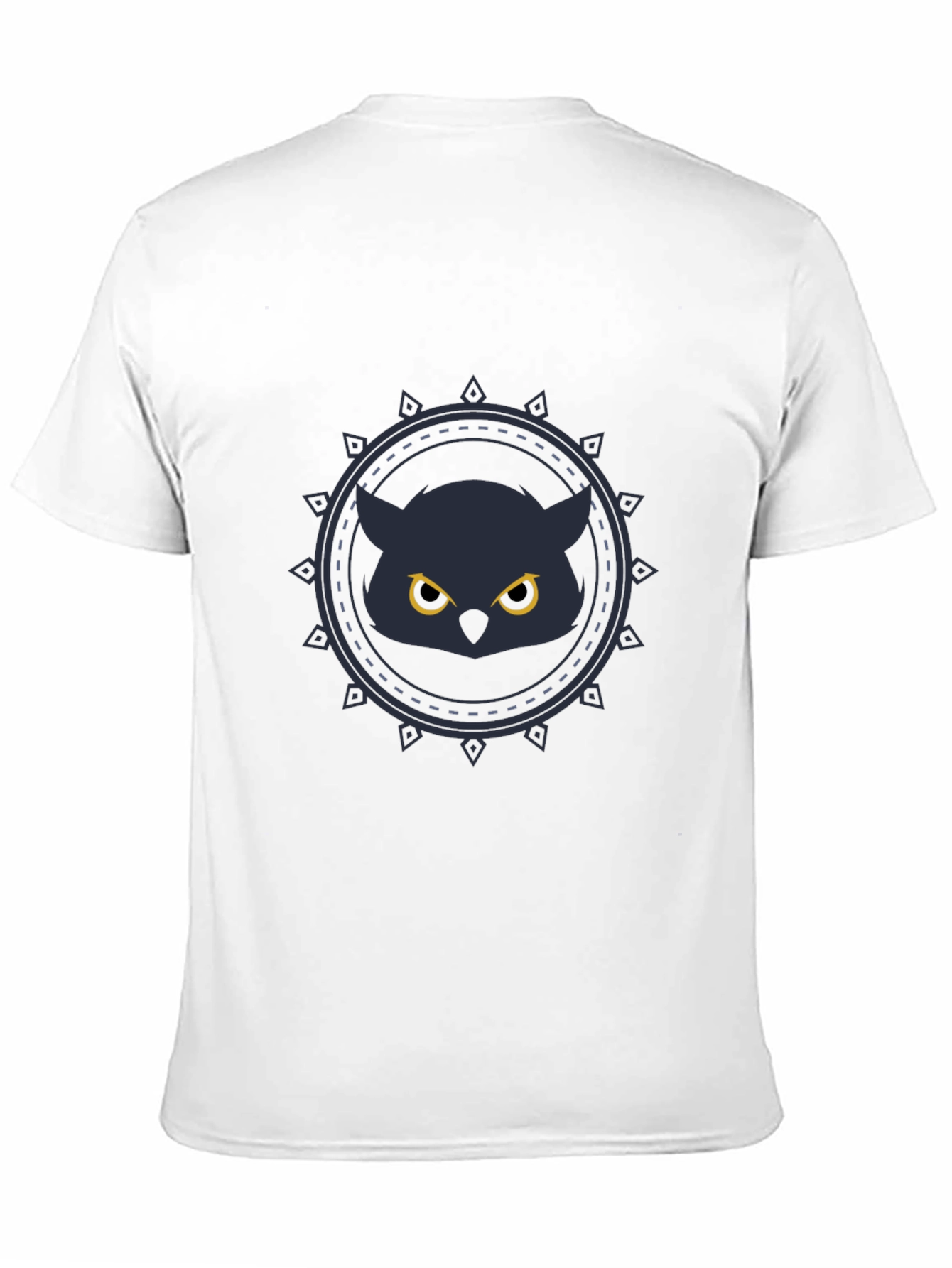 Owl Graphic Black T-Shirt