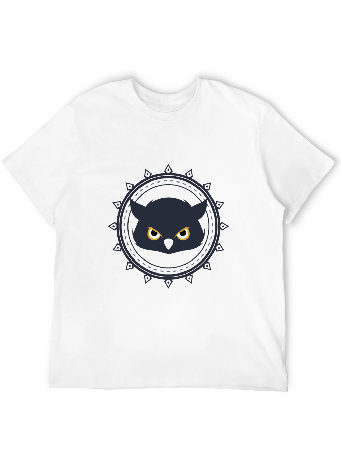 Owl Graphic Black T-Shirt