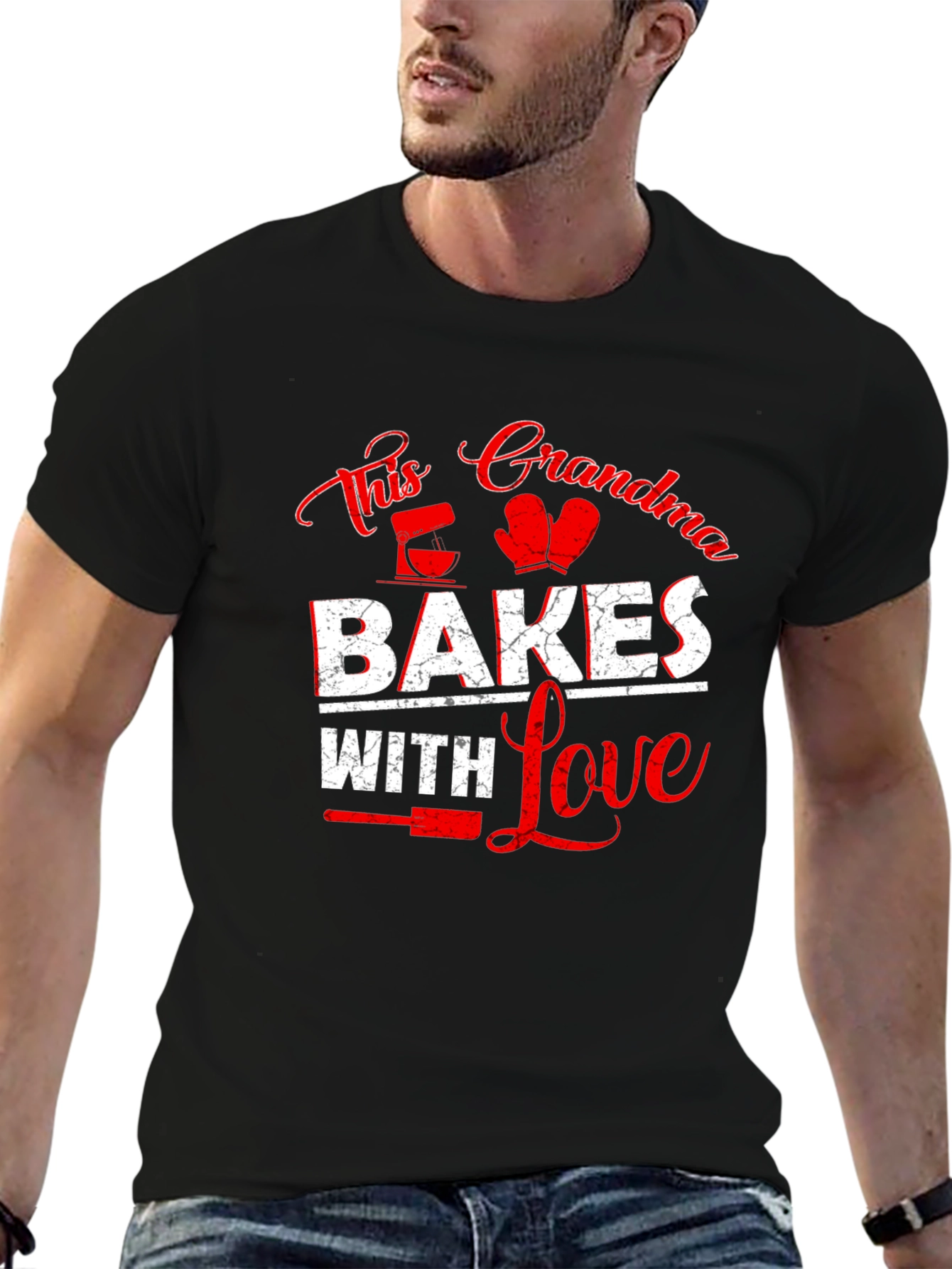This Grandma Bakes With Love T-Shirt