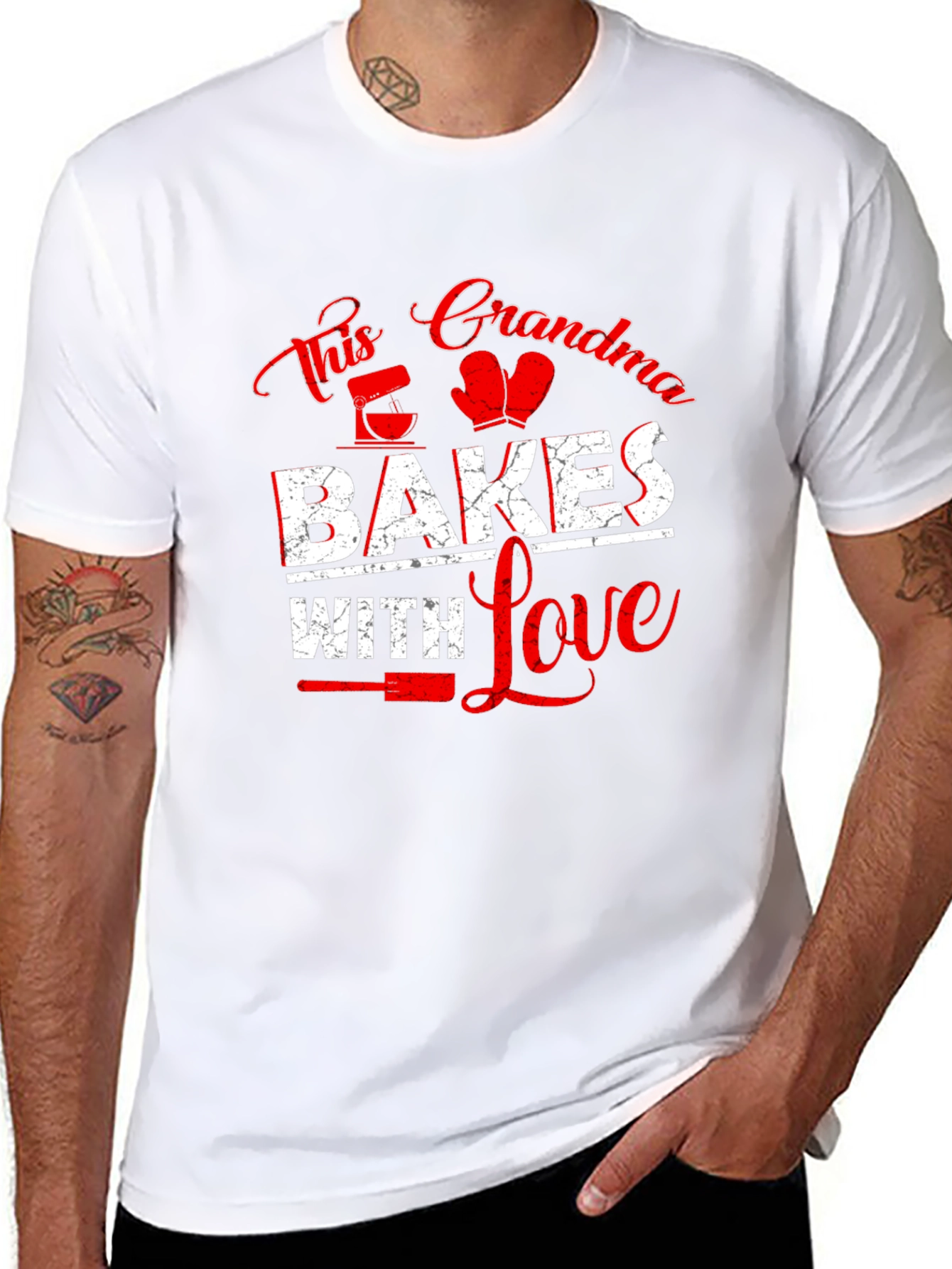 This Grandma Bakes With Love T-Shirt