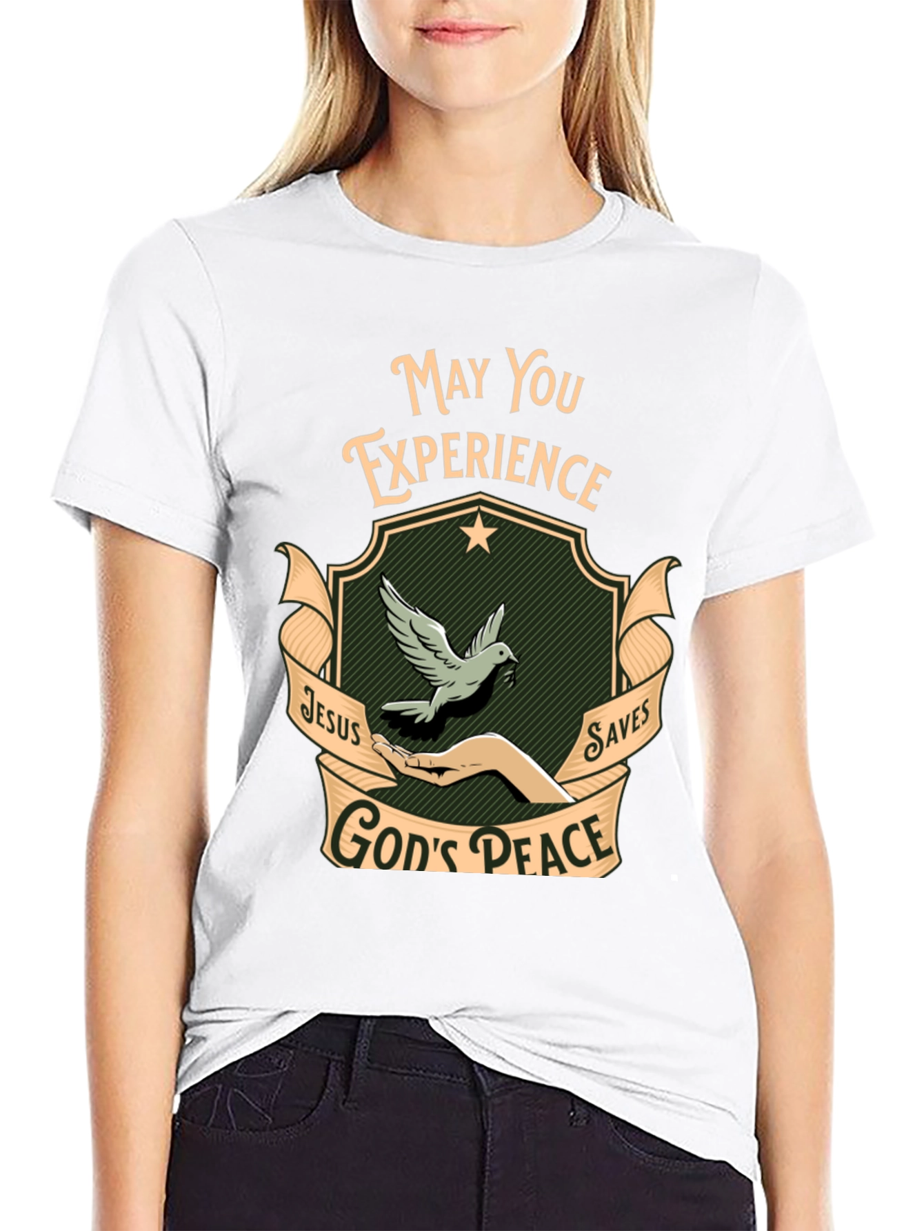 Experience Gods Peace Black T-Shirt
