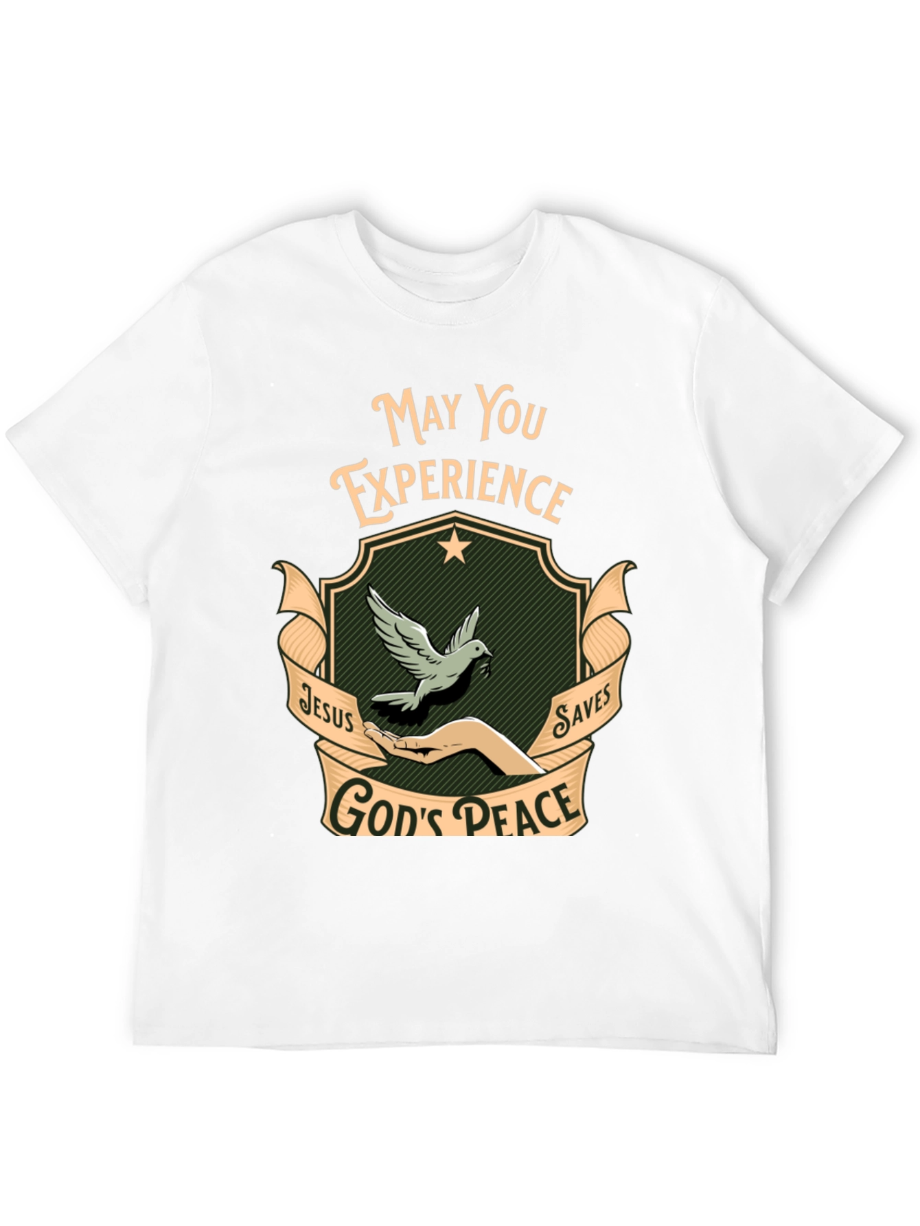 Experience Gods Peace Black T-Shirt