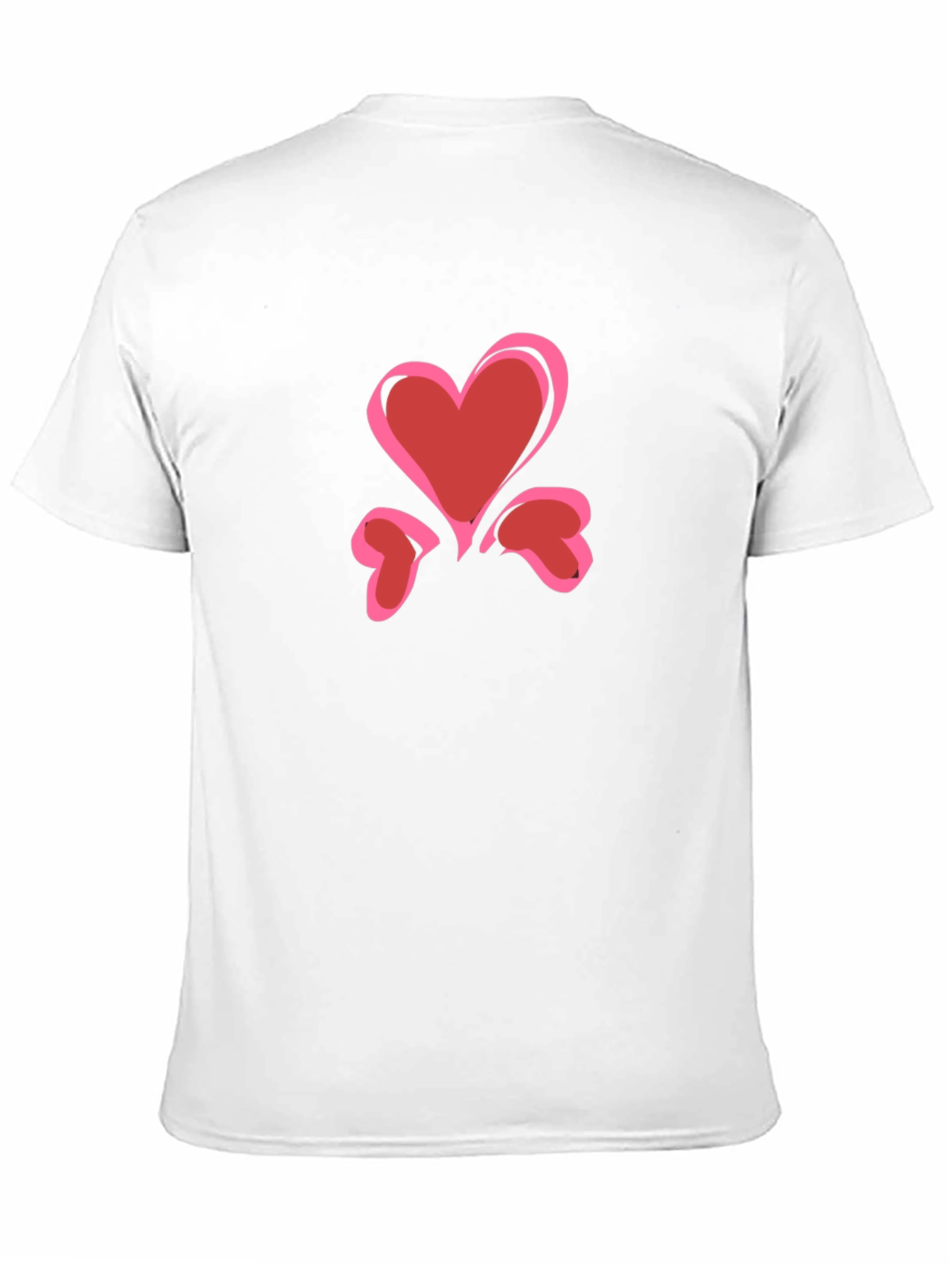 Heart Graphic Black T-Shirt | Love Tee