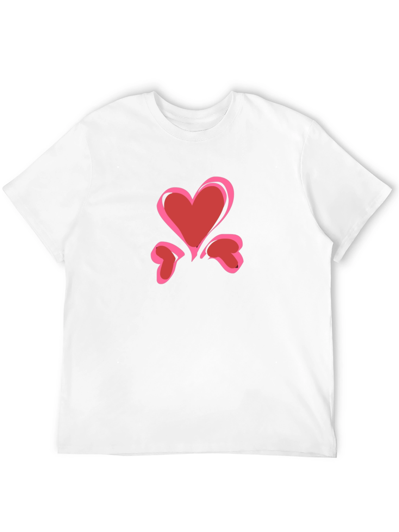 Heart Graphic Black T-Shirt | Love Tee