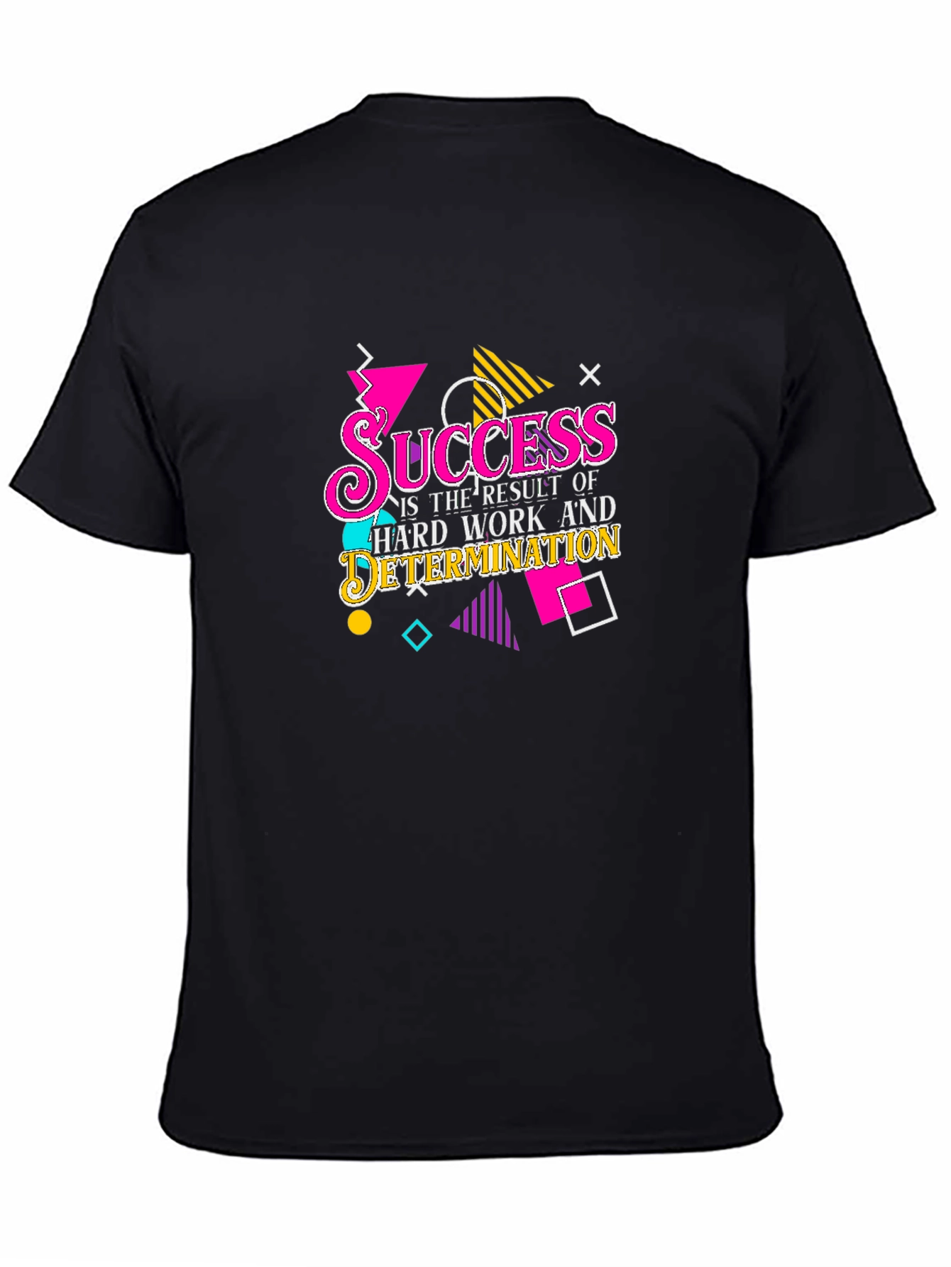 Success Motivation Black T-Shirt