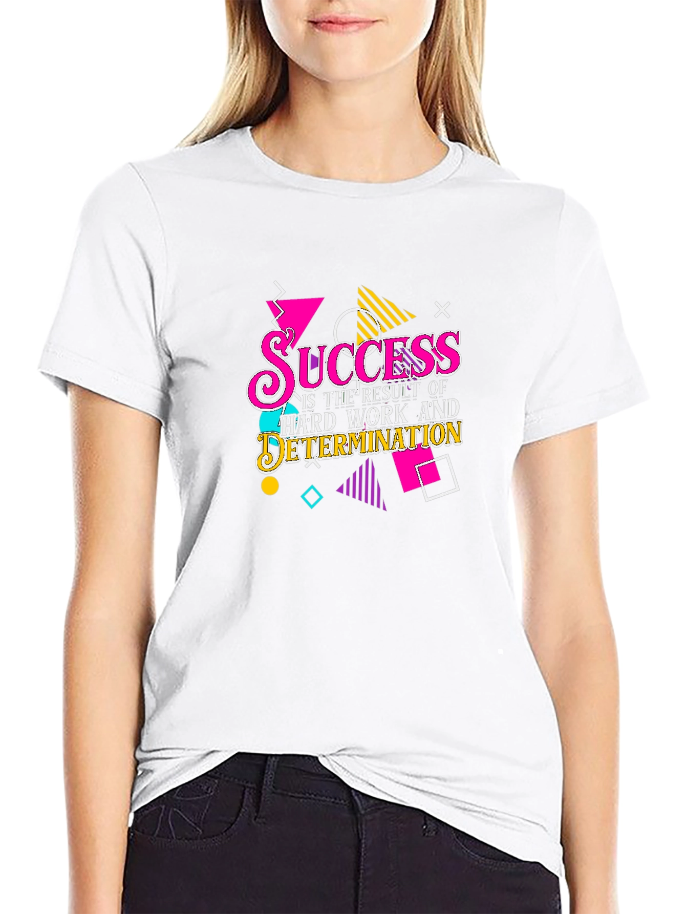 Success Motivation Black T-Shirt