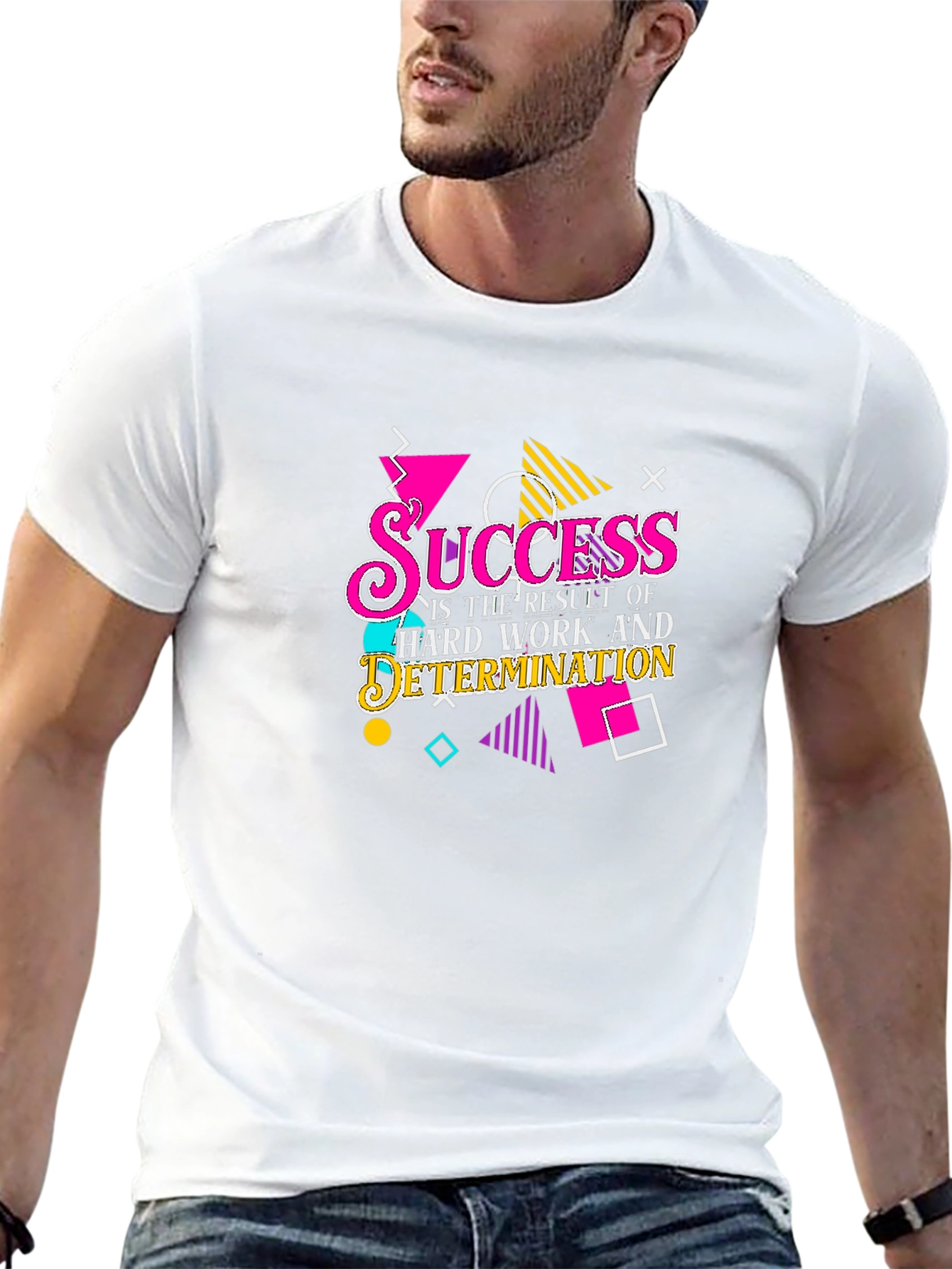 Success Motivation Black T-Shirt